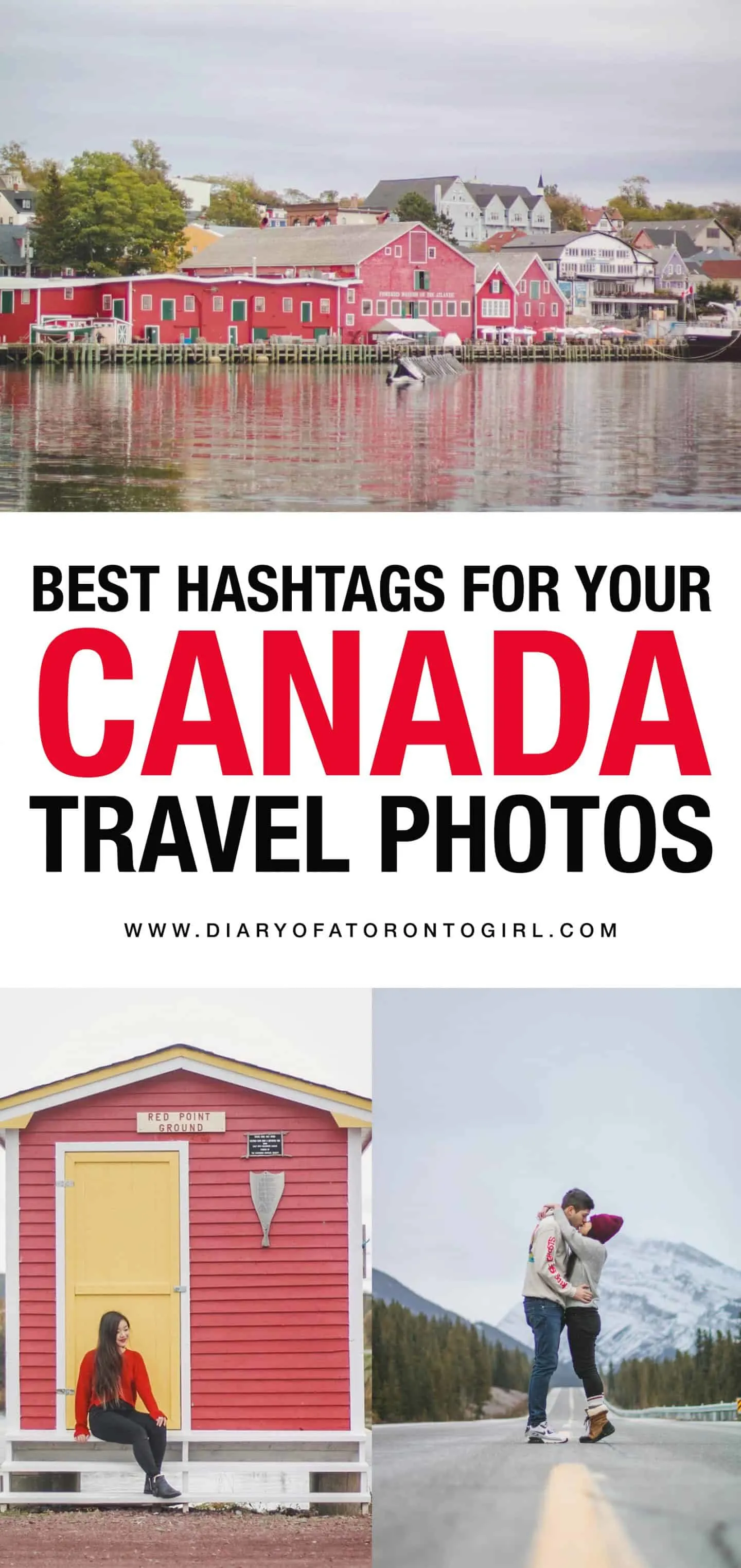 The best Instagram hashtags to use for your Canadian travel photos, in case you're planning a visit to any provinces or territories in Canada!