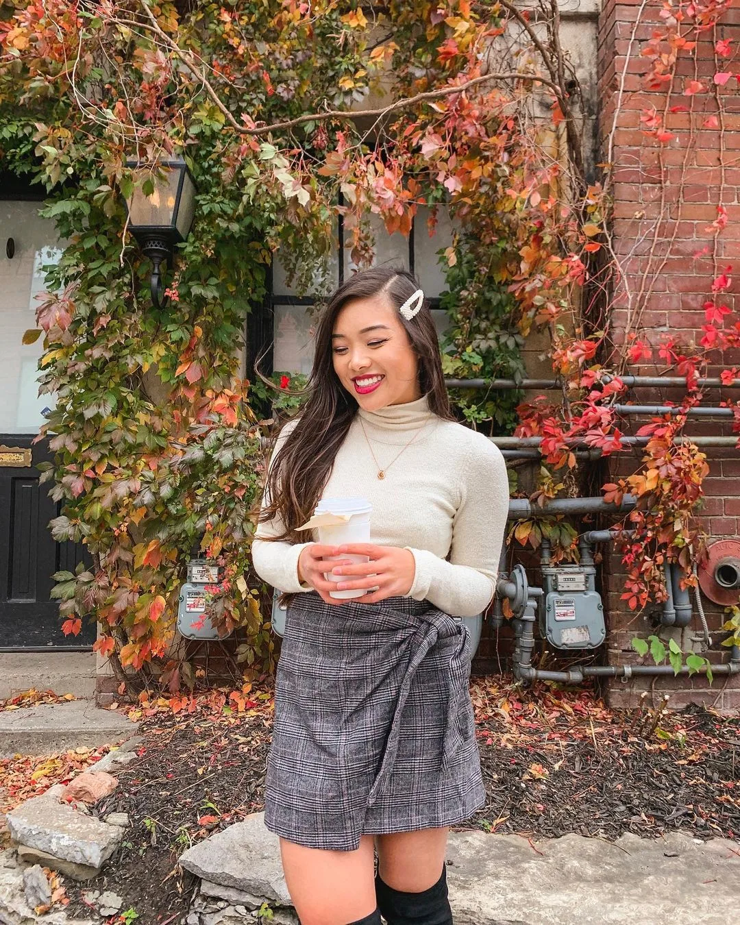 Fall foliage in Liberty Village, Toronto