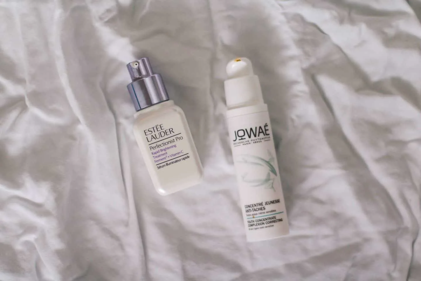 Morning serums in a Korean skincare routine