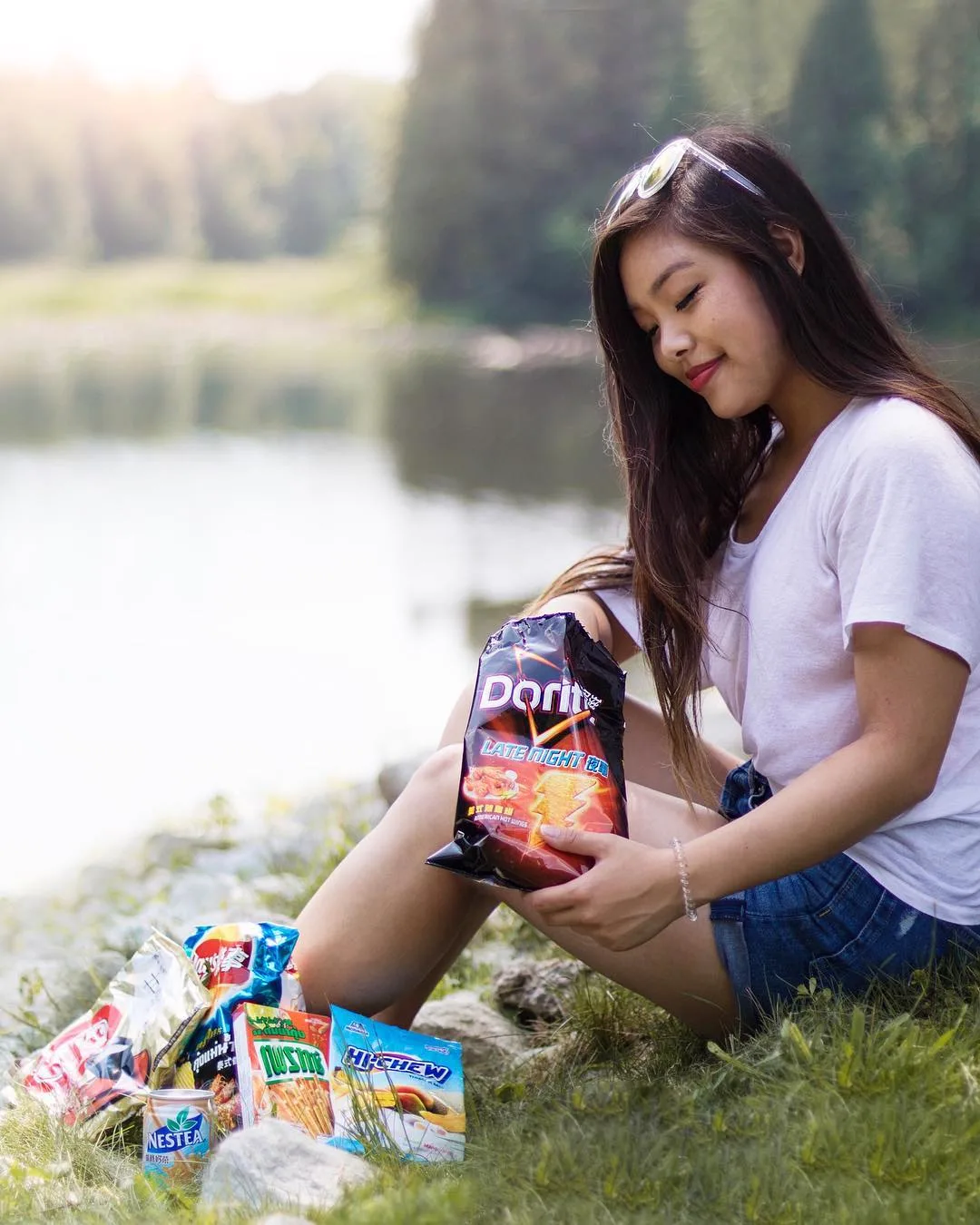 Asian snacks on an Ontario road trip