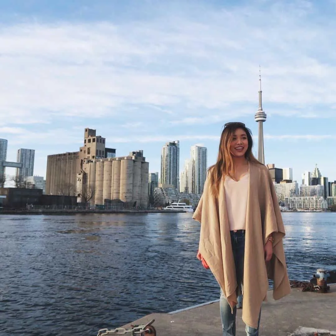 Toronto skyline view from Billy Bishop Airport