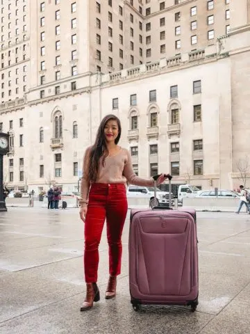 Travelpro luggage at Toronto Union Station