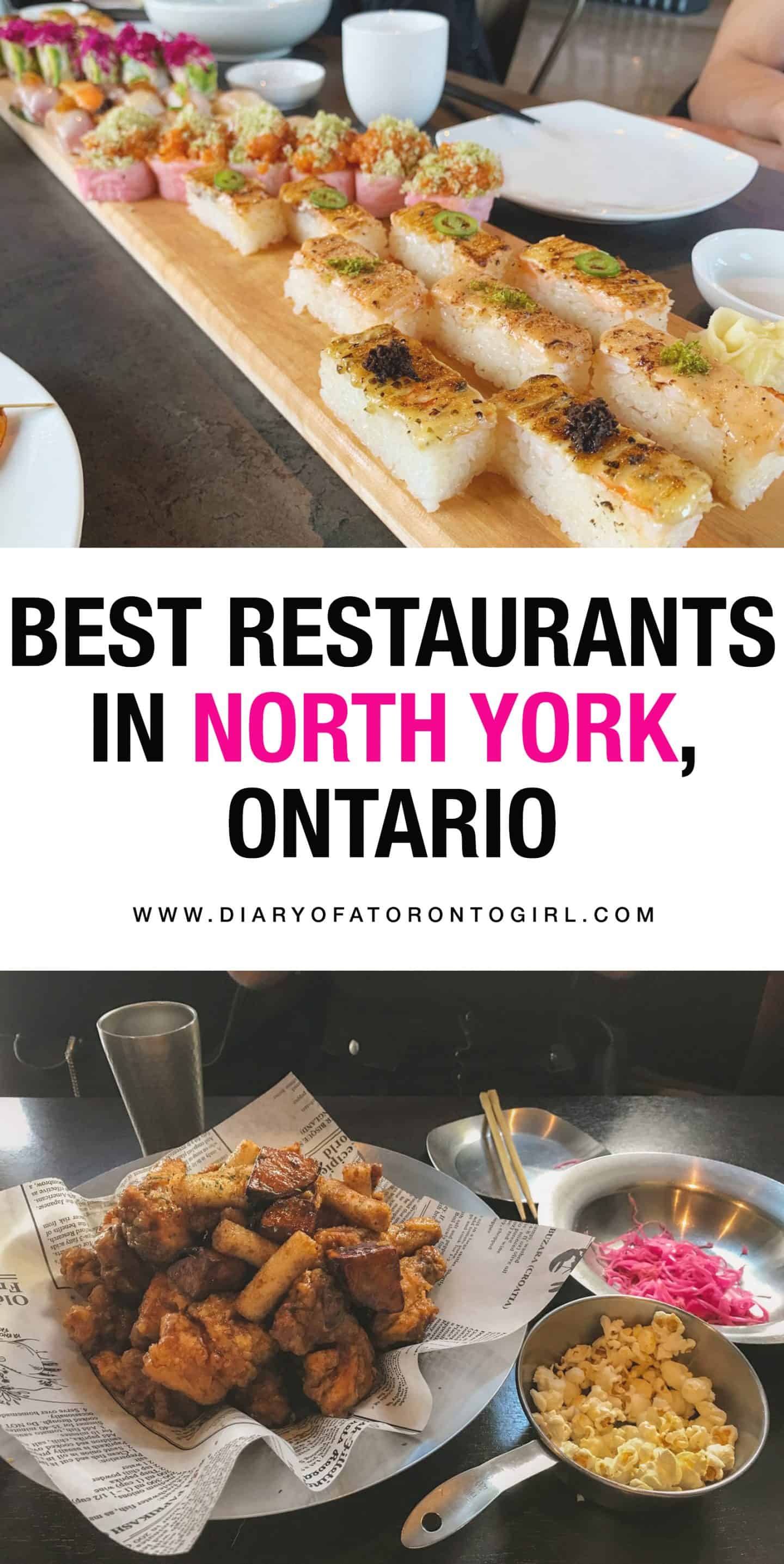 Looking for the top food spots to check out in North York, just north of Toronto? Here are some of the best restaurants and places to eat in North York, Ontario!