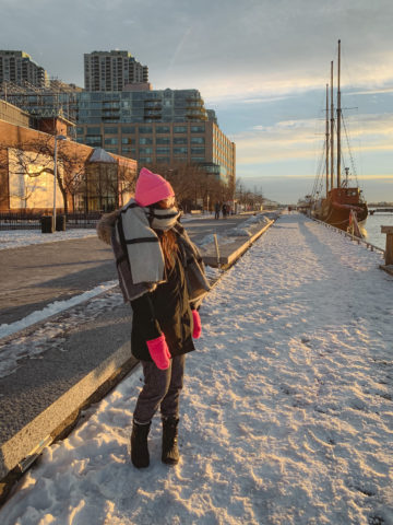 Winter at the Harbourfront Centre in Toronto