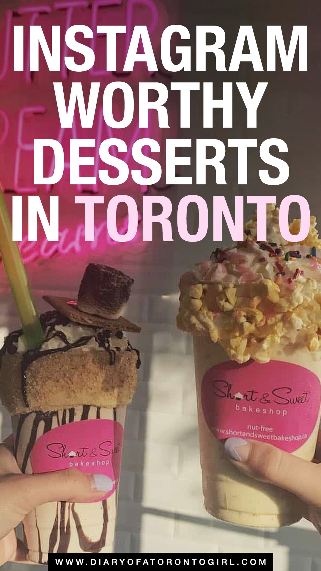 The most Instagram-worthy dessert spots in Toronto, whether you're looking for jazzed up ice cream cones, jiggly Japanese pancakes, or decadent cakes!