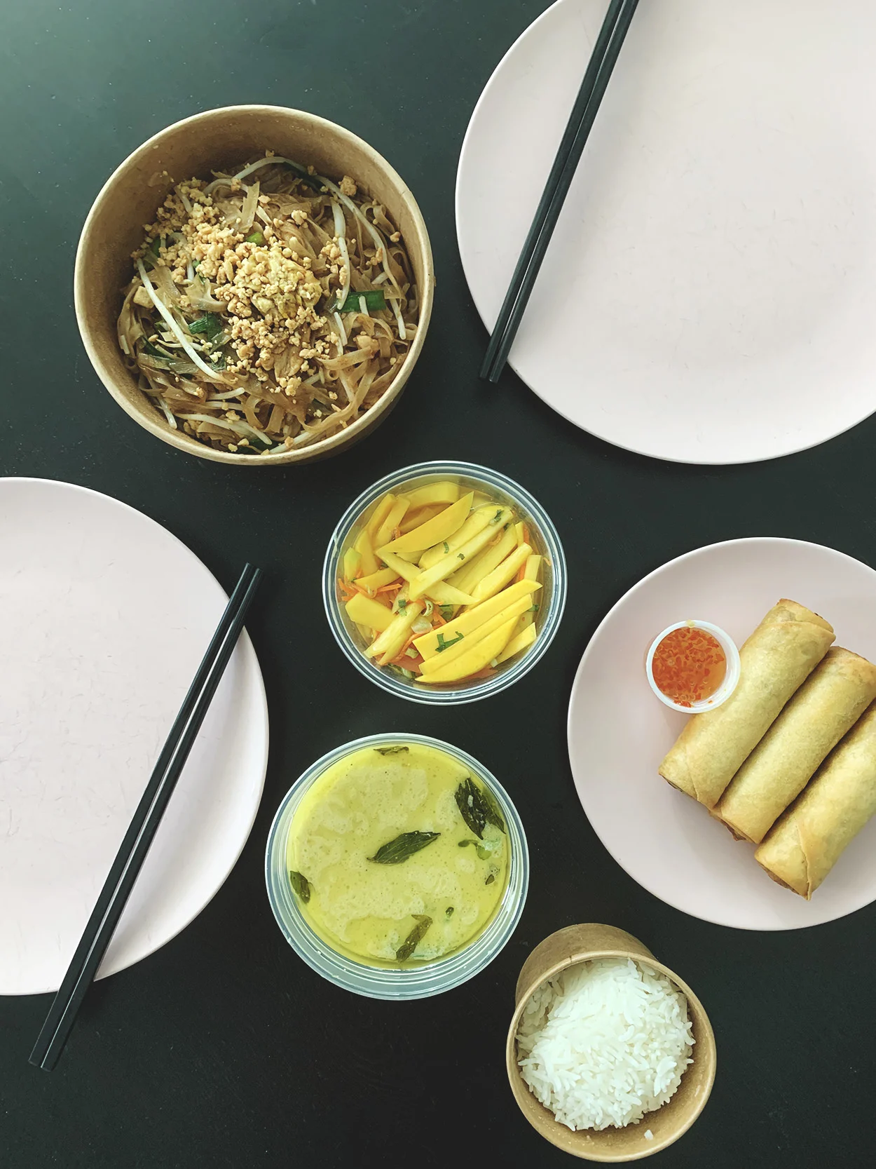 Thai takeout from Sukhothai Restaurant in Toronto