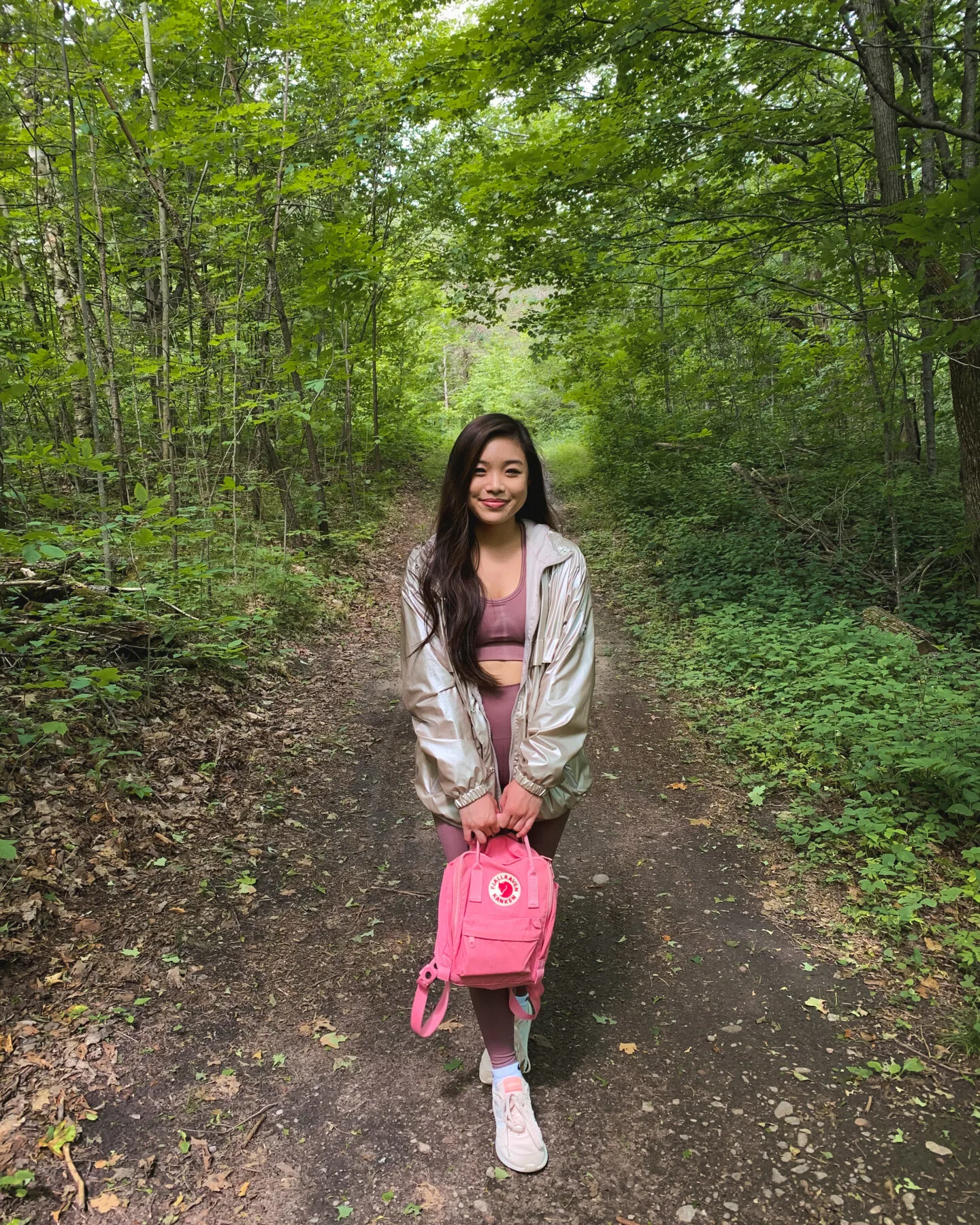 Summer hiking in Long Sault Conservation Area, Bowmanville, Ontario