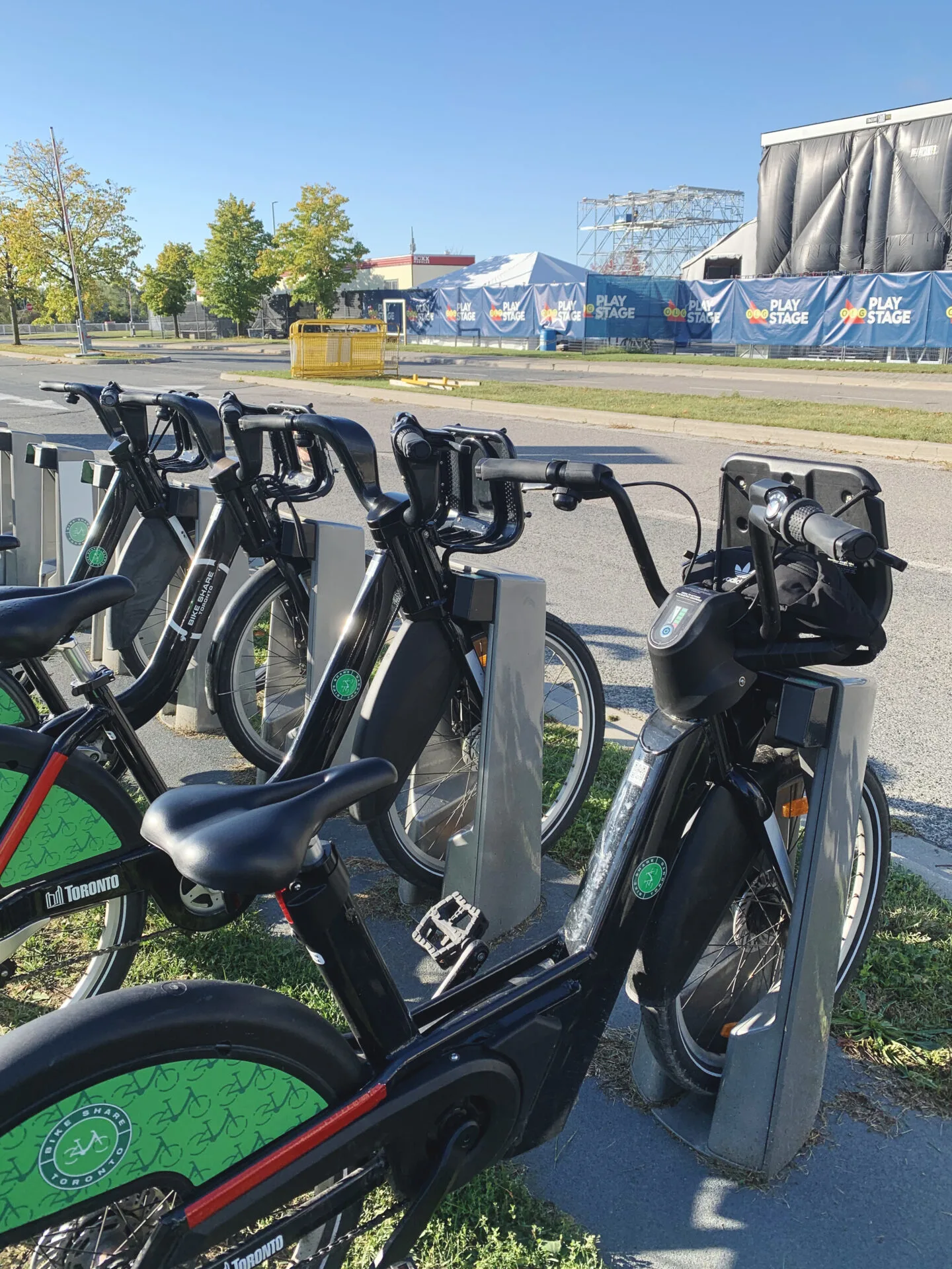 Bike Share electric bike rental at Ontario Place, Toronto