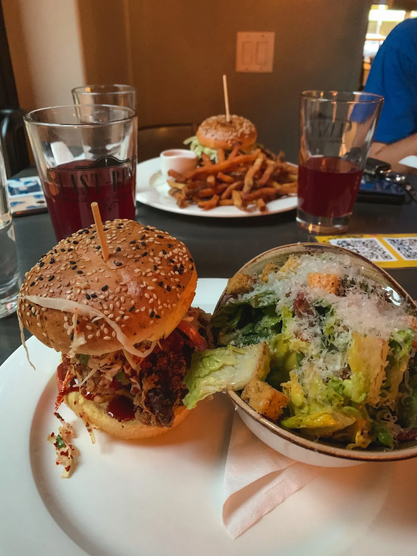 Korean Fried Chicken Sandwich from Last Best Brewing & Distilling in Calgary, Alberta