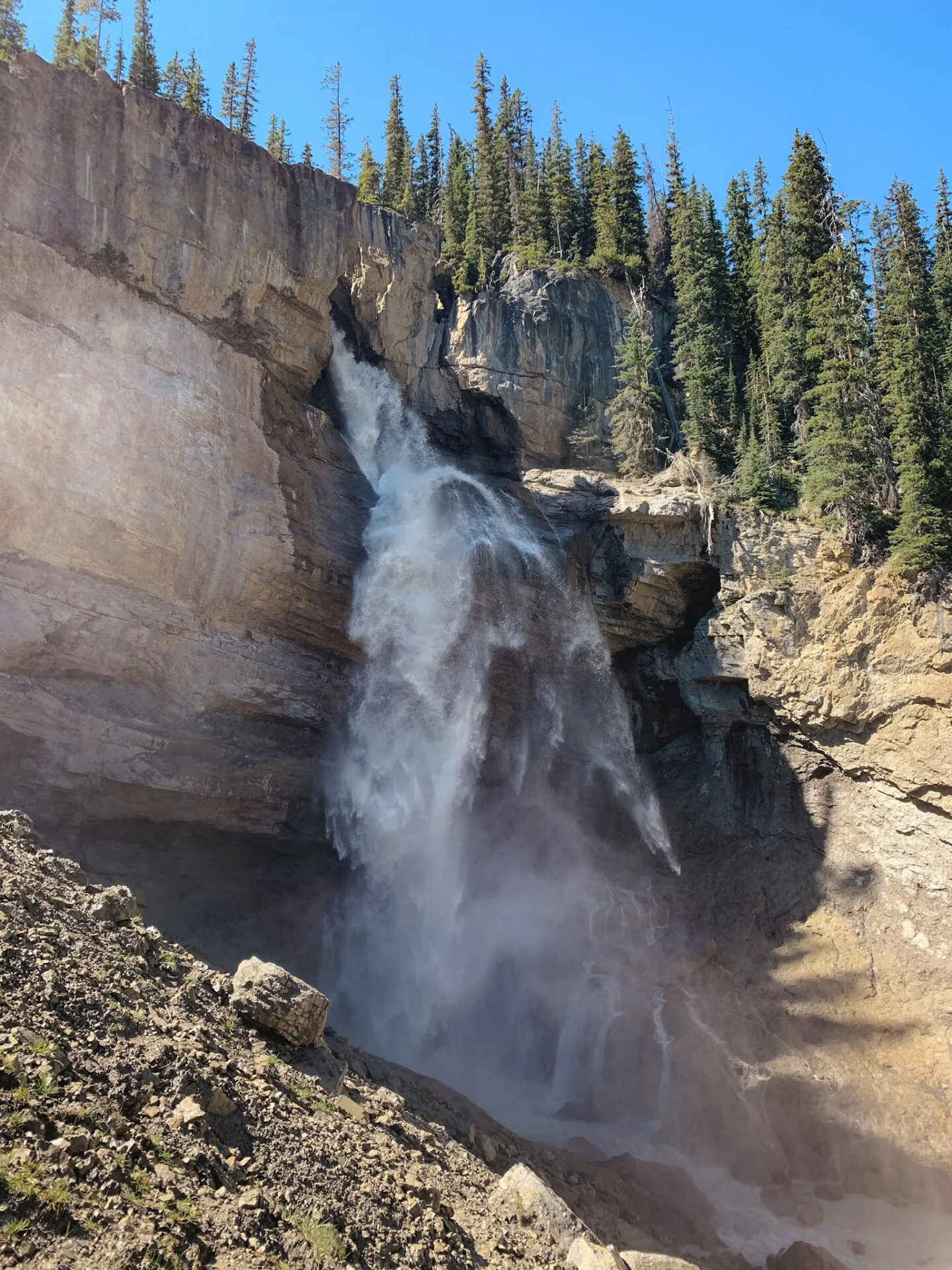 Panther Falls in Banff, Alberta