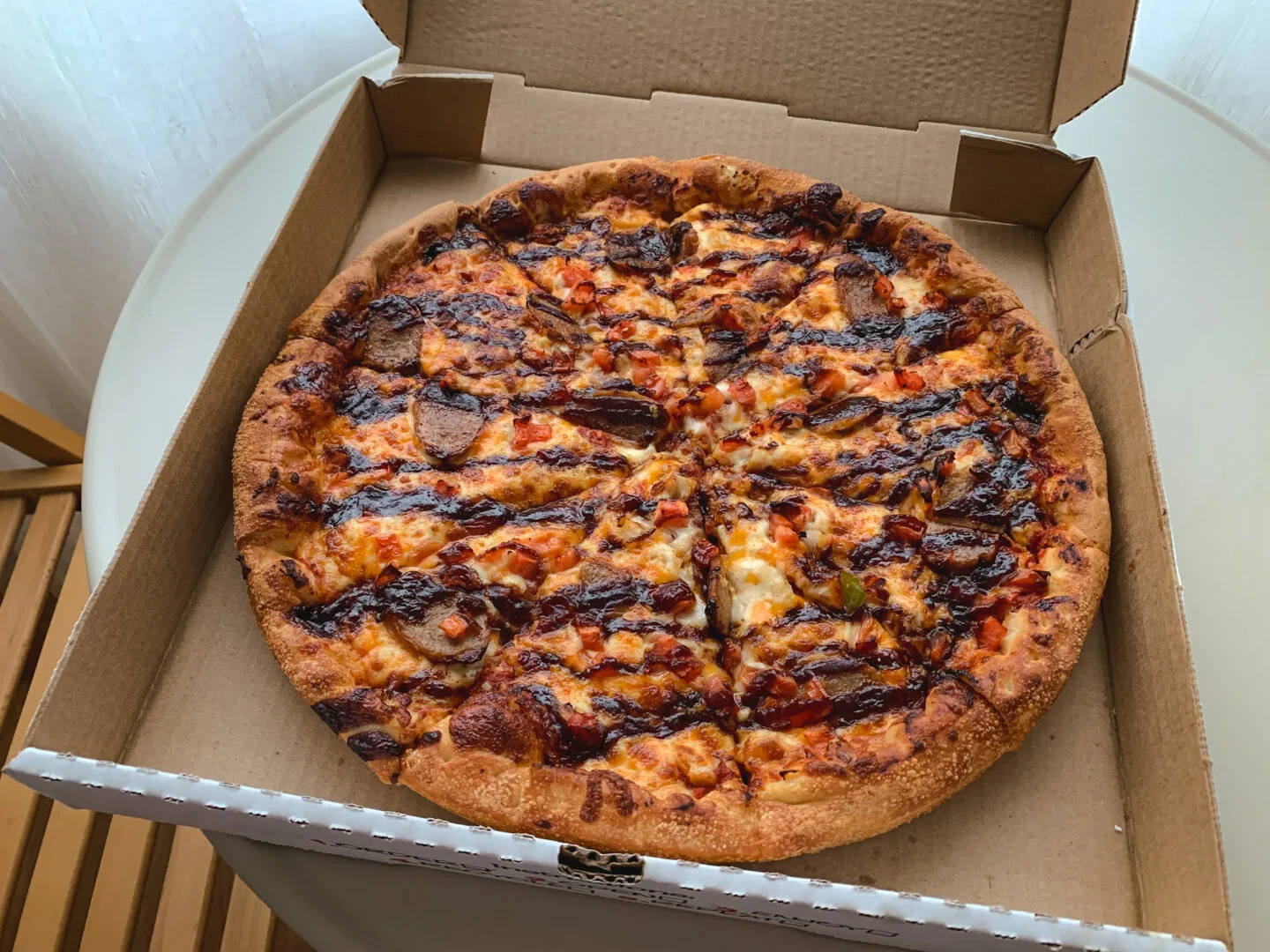 Red Tomato Pies pizza in Golden, British Columbia