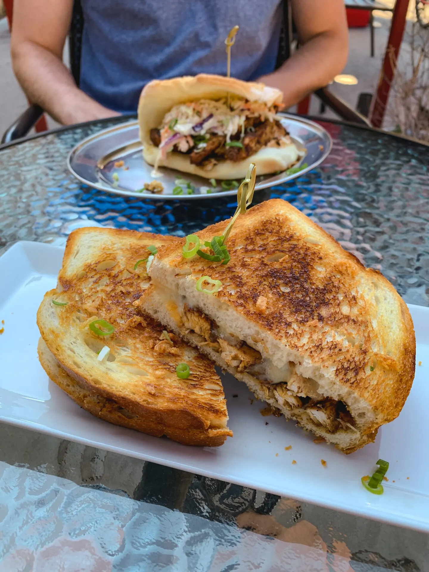 Jerk grilled cheese from The Spice Joint in Jasper, Alberta