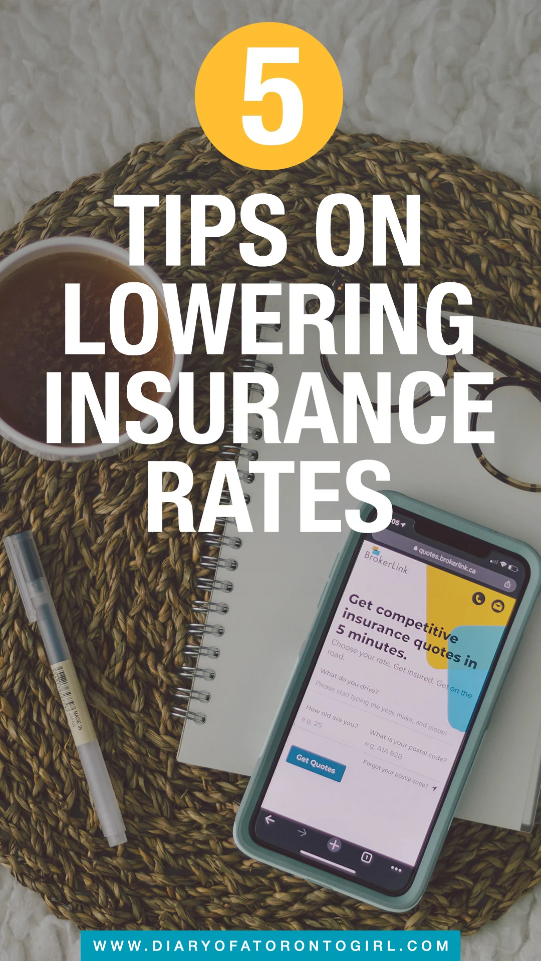 Tips on lowering insurance rates in Toronto