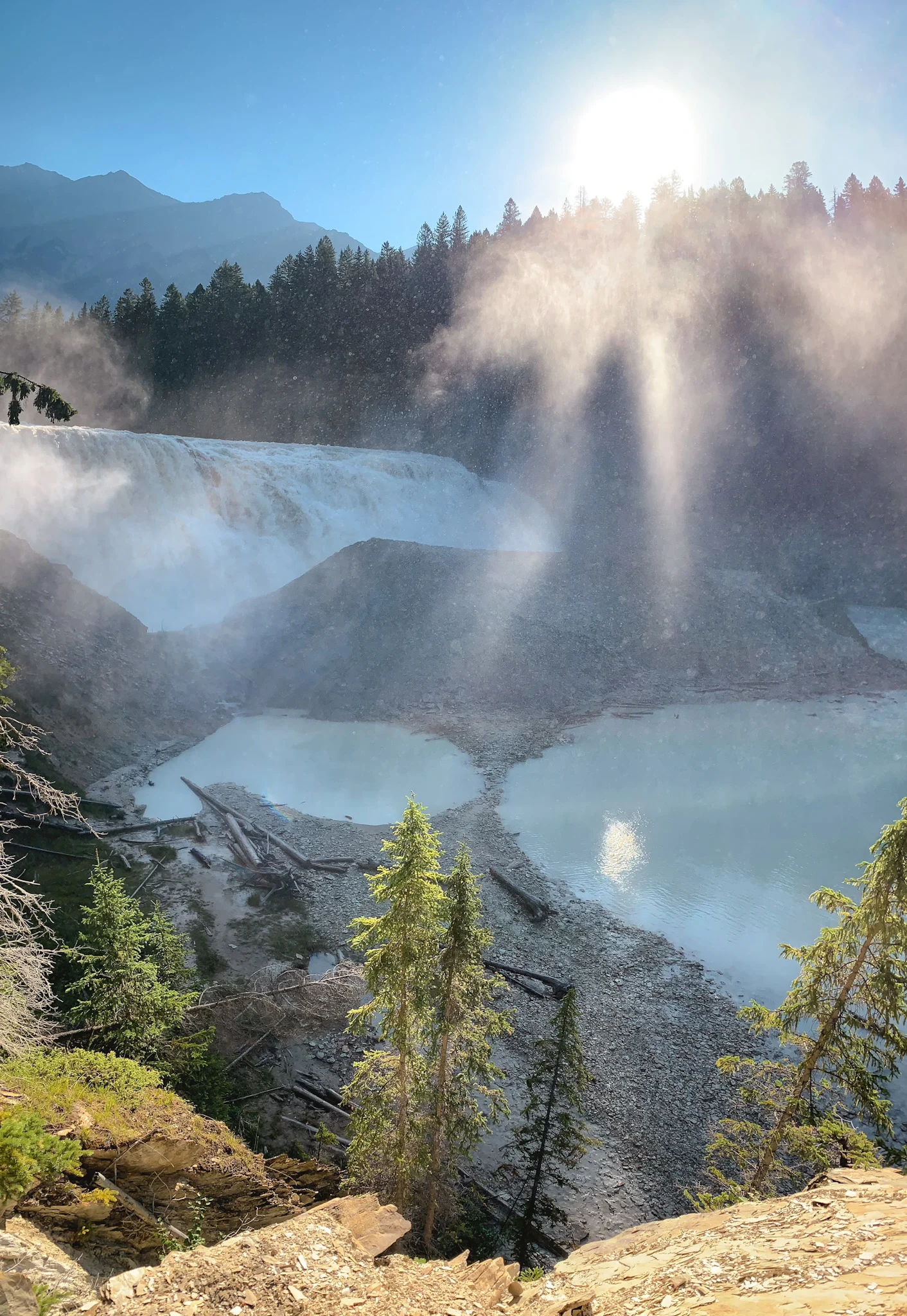 Wapta Falls in Yoho National Park, British Columbia