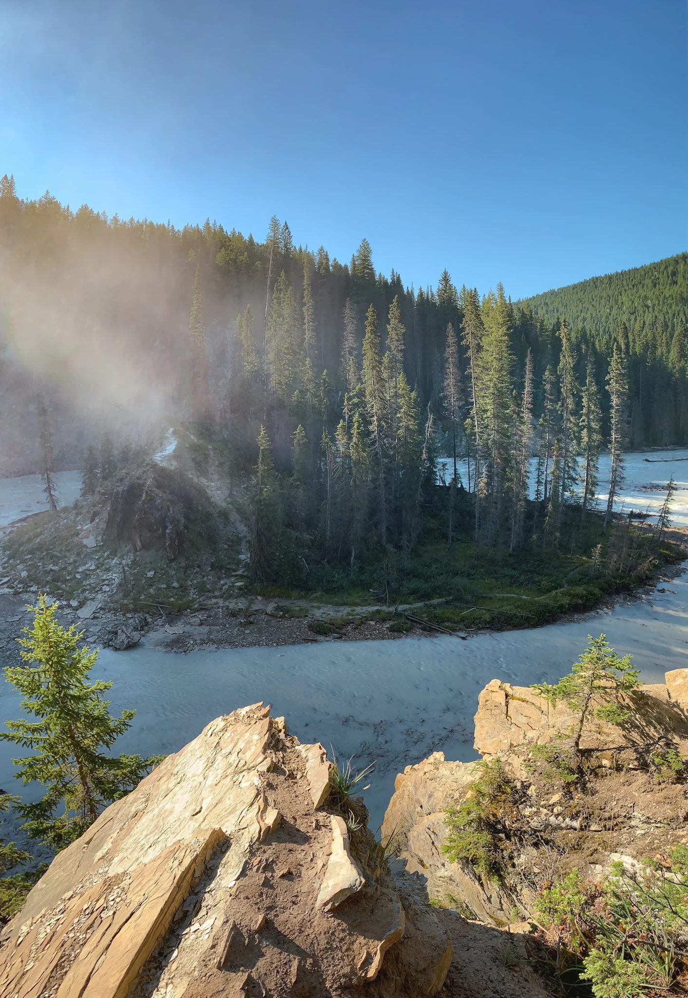 Wapta Falls in Yoho National Park, British Columbia