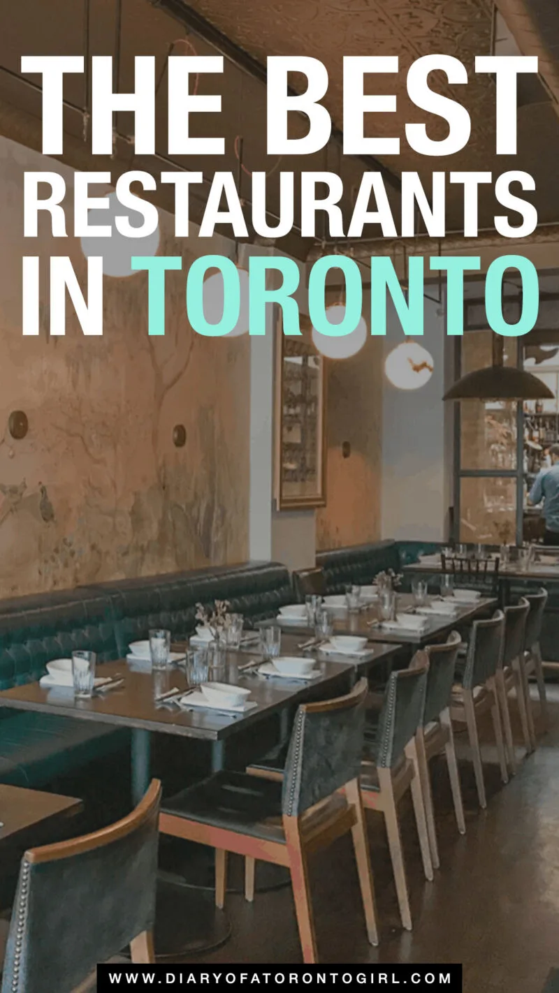 Best restaurants in Toronto