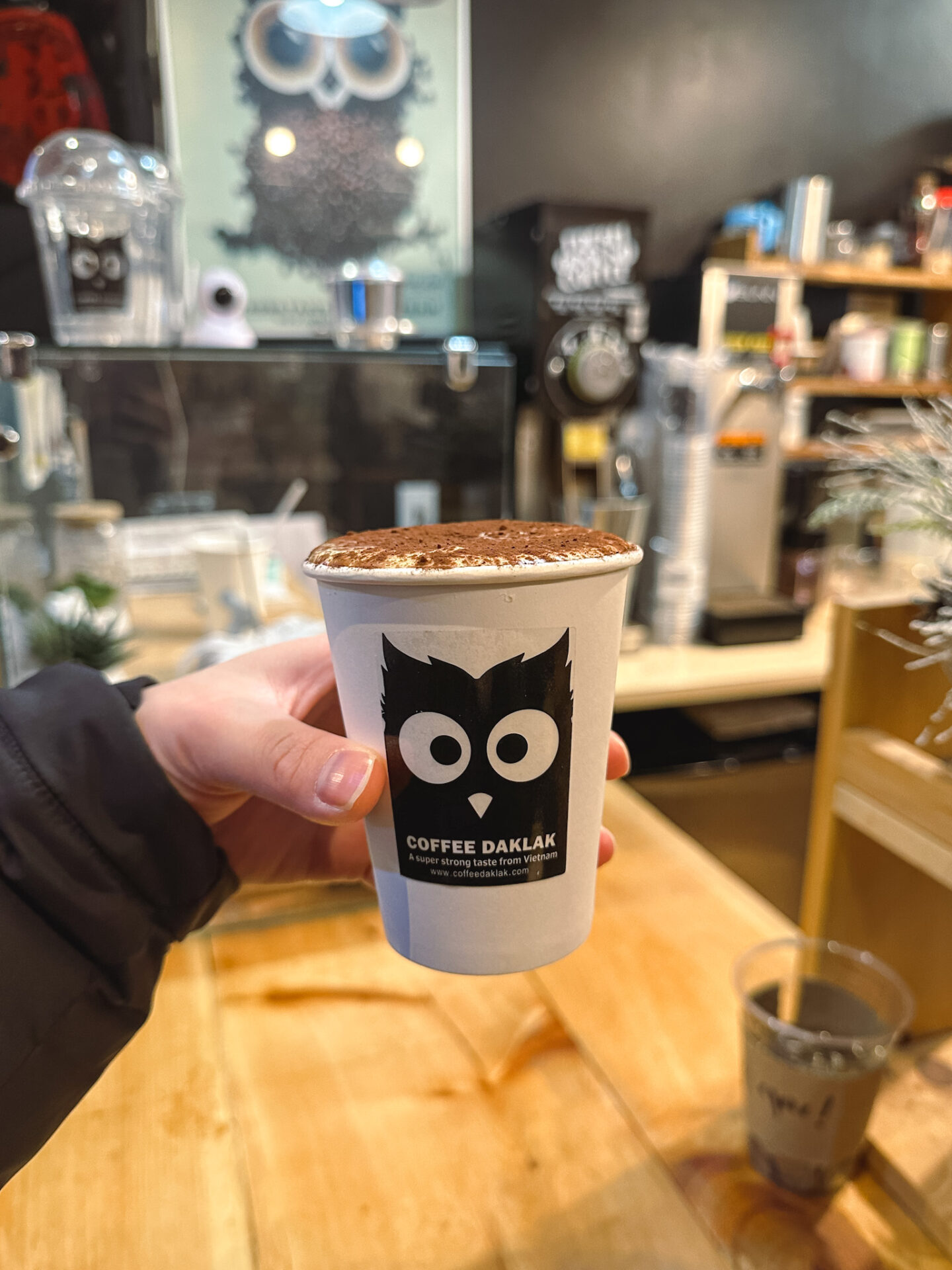 Vietnamese Egg Coffee from Coffee Dak Lak at Pacific Mall in Markham, Ontario