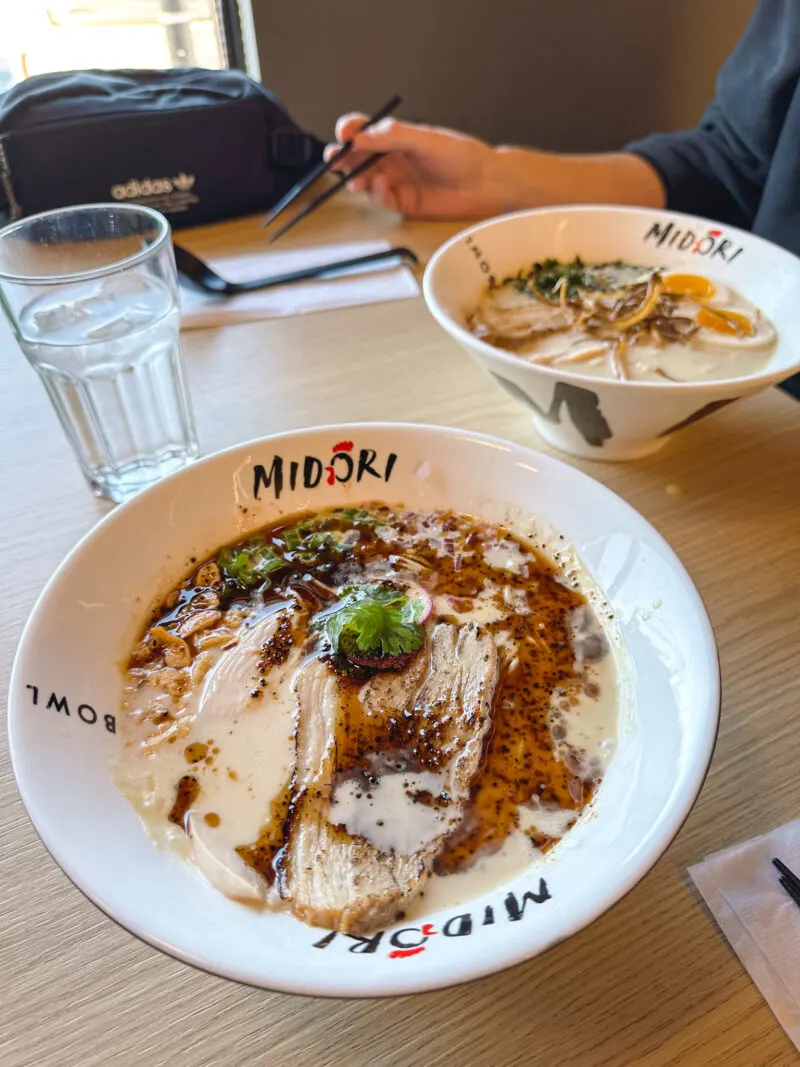 Black Garlic Ramen from Midori Ramen in Richmond Hill, Ontario