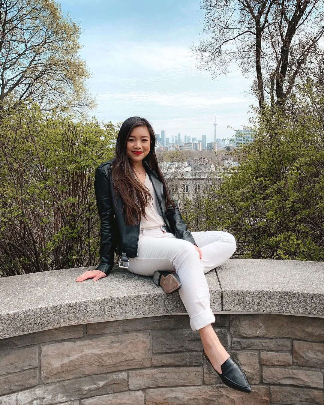 Toronto skyline view from Casa Loma