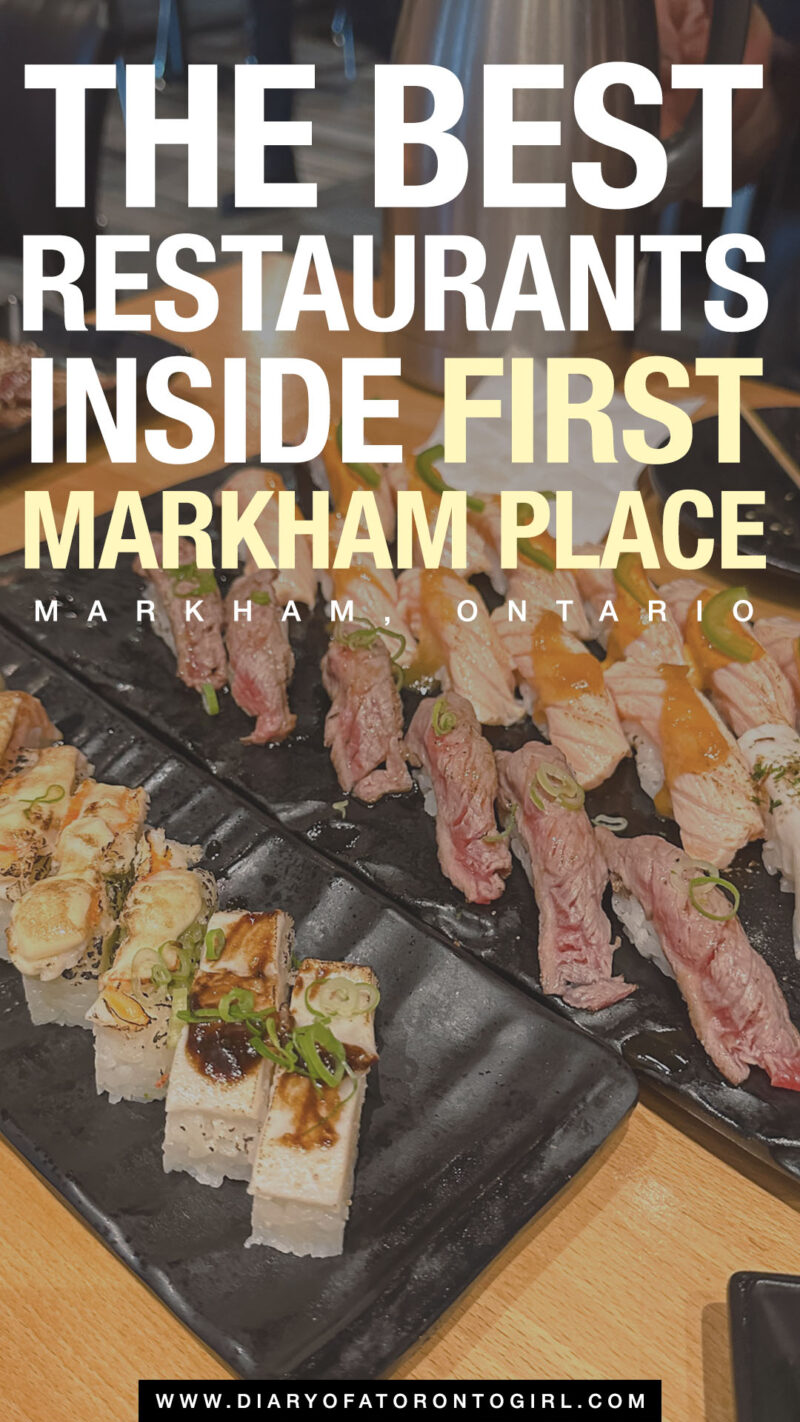 Best restaurants in Markham's First Markham Place
