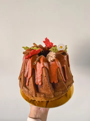 Pumpkin Spice Bunt Cake from Butter Baker Market Café in Toronto