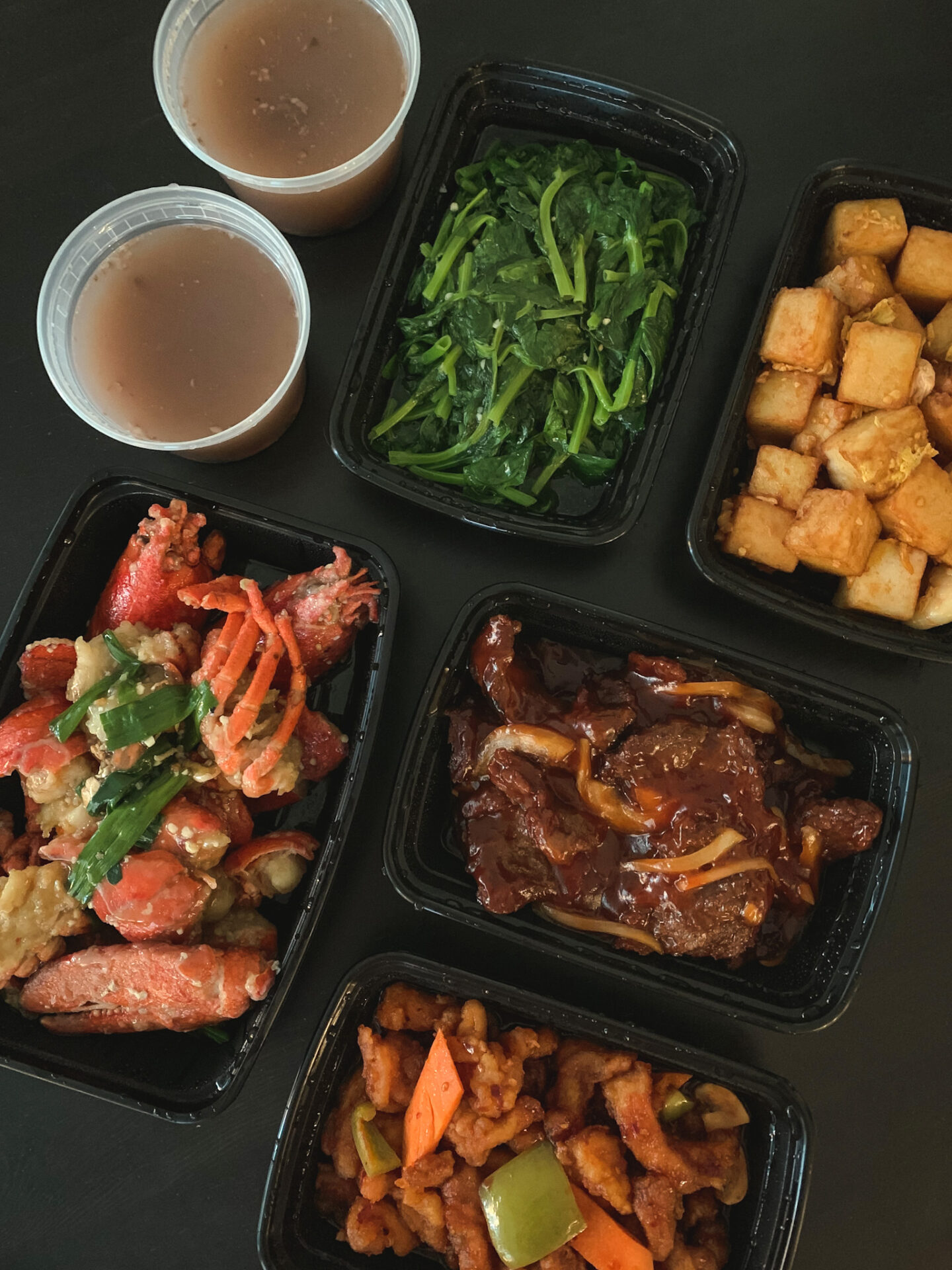 Lunar New Year takeout from House of Gourmet Chinese restaurant in Toronto