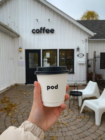 Pod Coffee at Main Street Unionville in Markham, Ontario