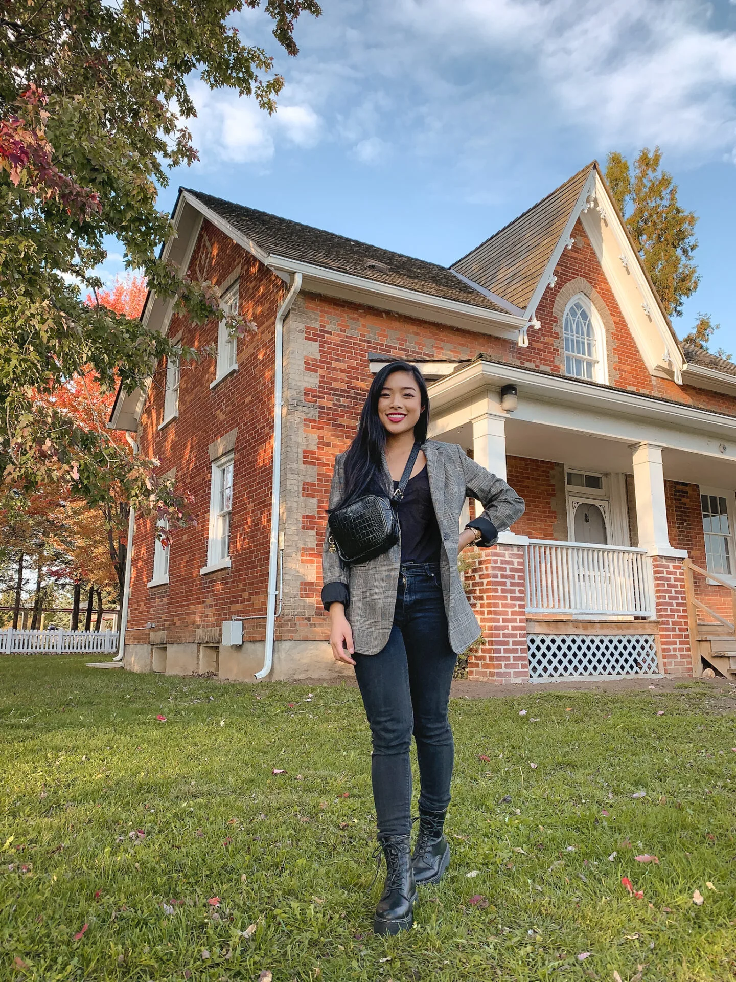 Historic house at Richmond Green Sports Centre & Park in Richmond Hill, Ontario