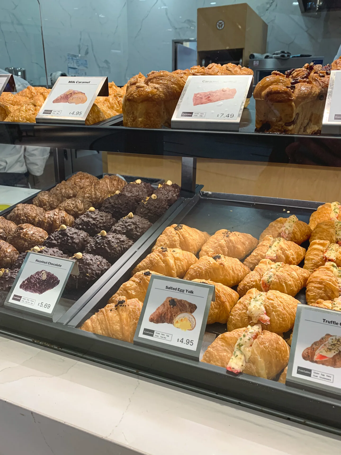 Croissants from Hazukido Canada at Markville Mall in Markham, Ontario