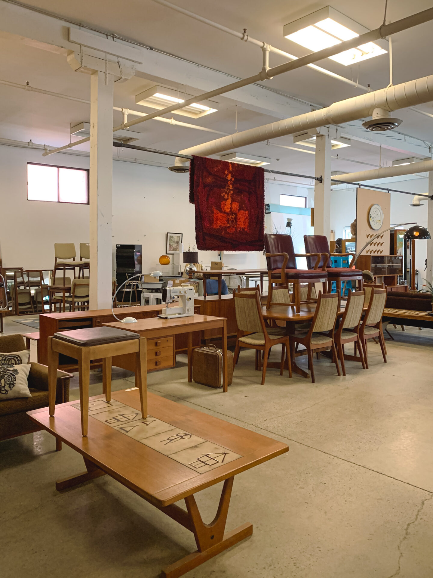Vintage furniture from GUFF in Toronto
