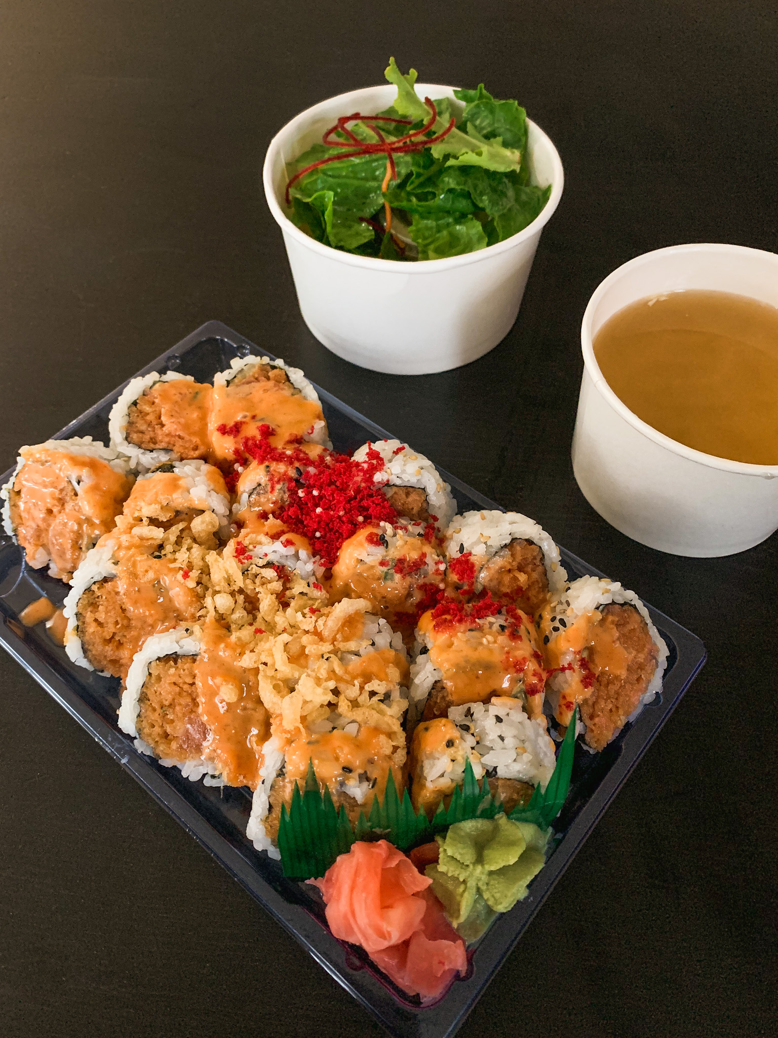 Spicy salmon and spicy tuna rolls from Kibo Sushi House in Richmond Hill, Ontario