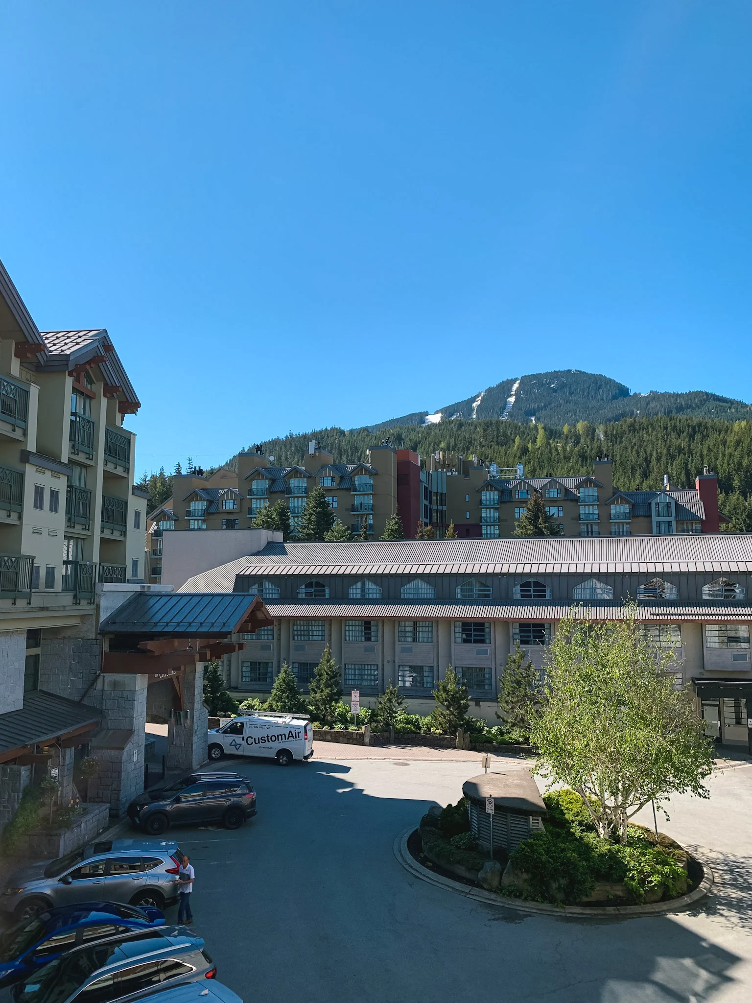 Terrace at the Adara Hotel in Whistler, British Columbia