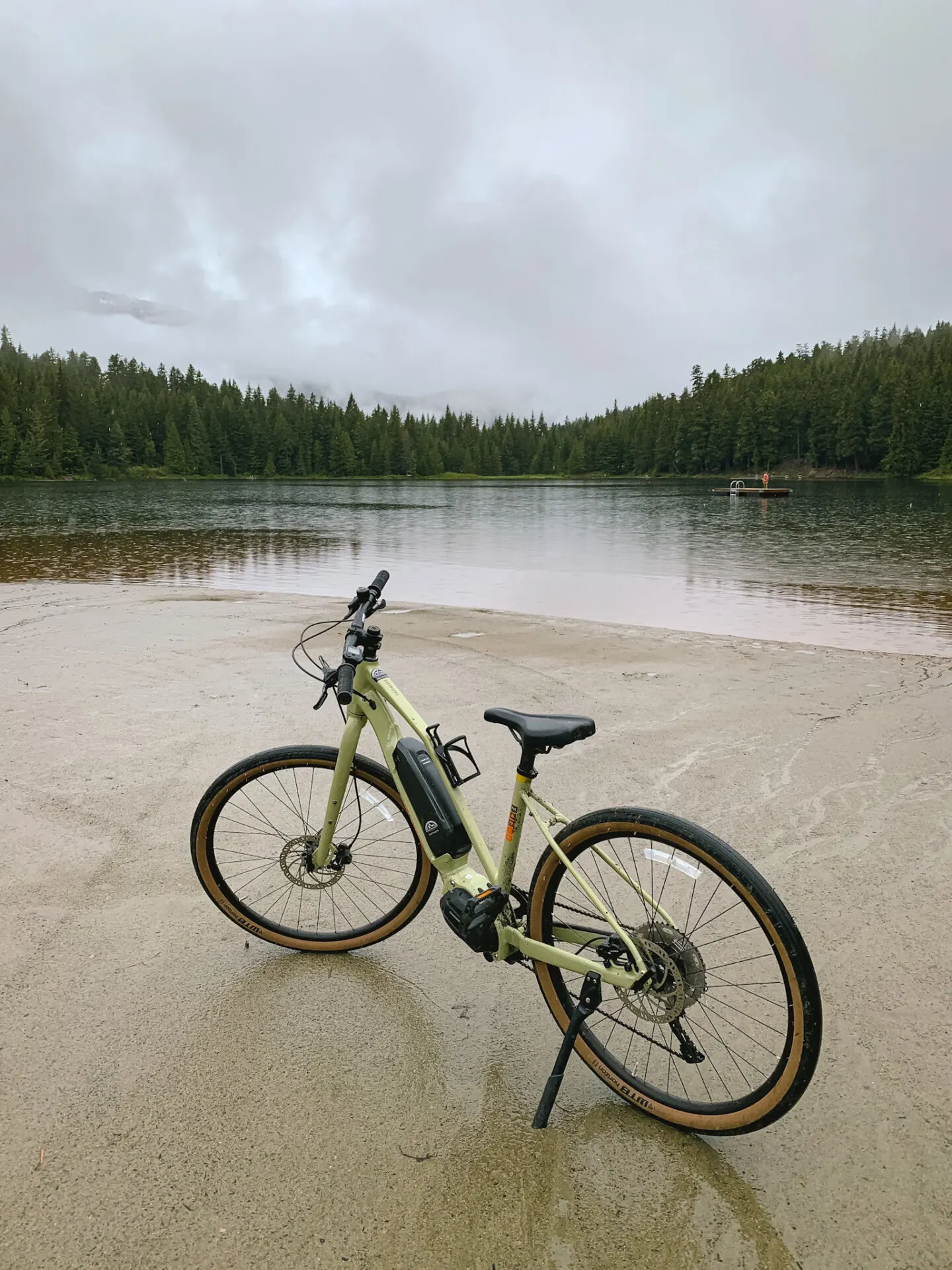 E-bike from Black Diamond Bike Rentals at Lost Lake in Whistler, British Columbia