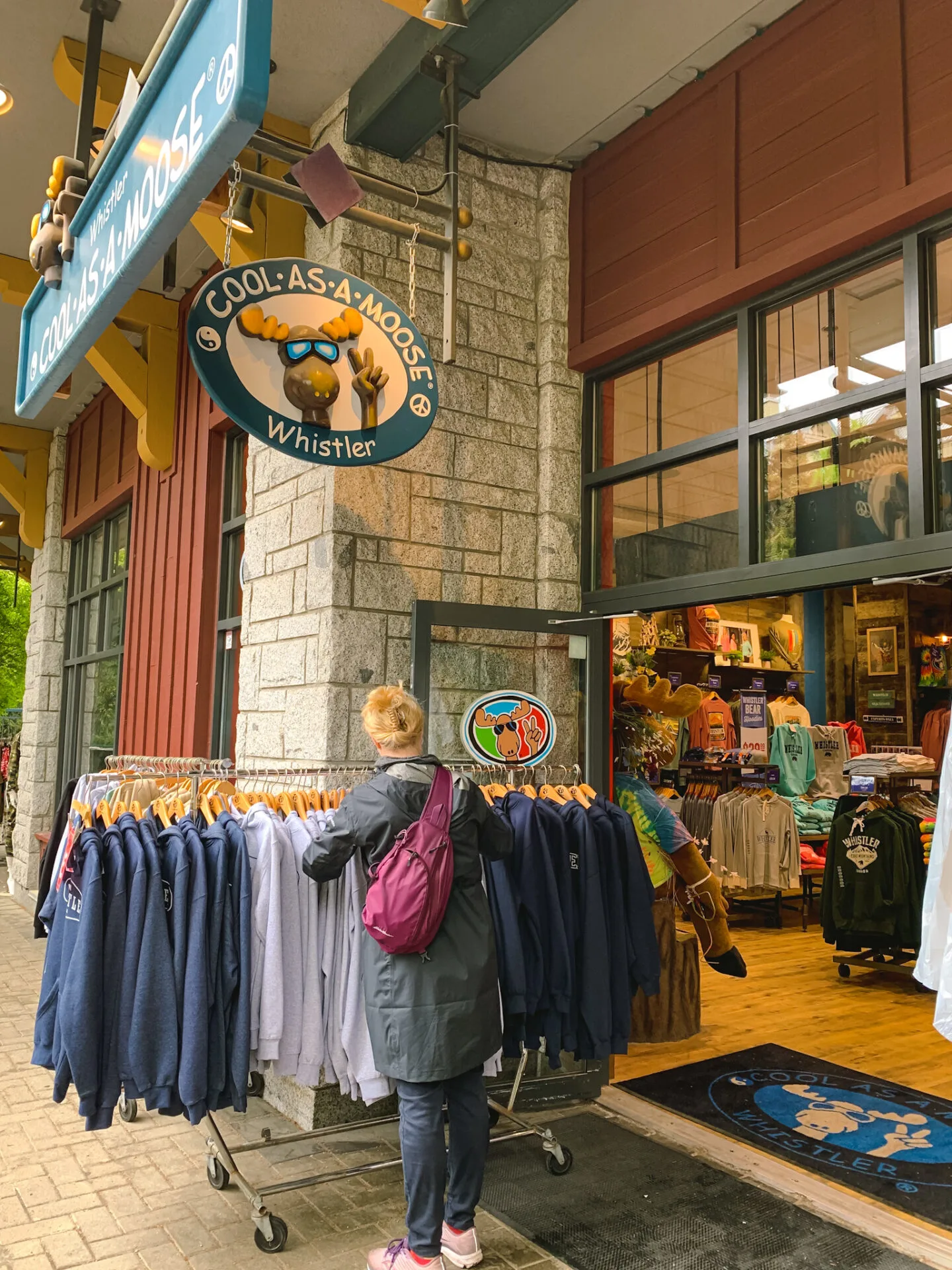 Cool As A Moose souvenir store in Whistler, British Columbia