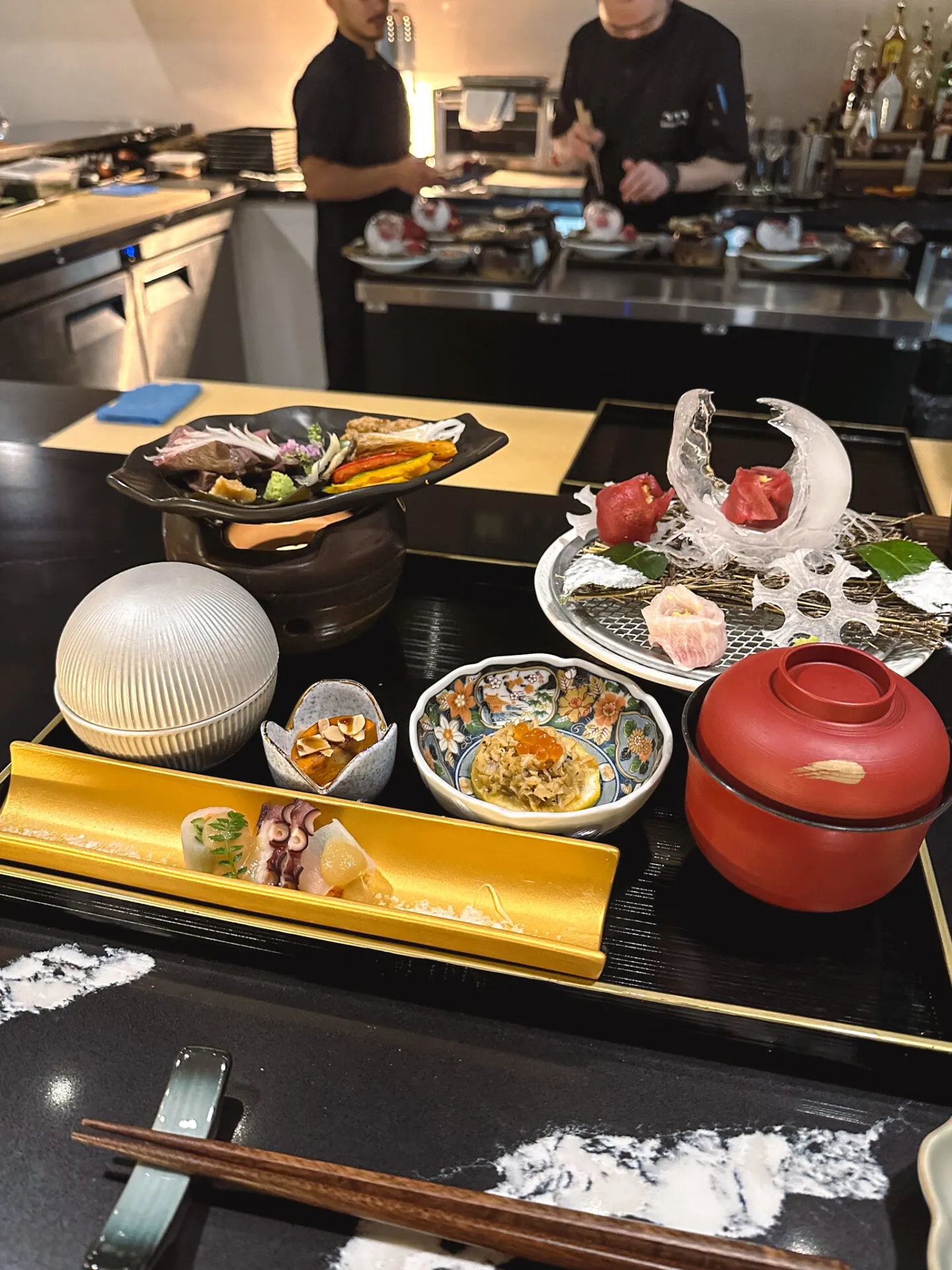 Japanese Gozen-style meal set at Jumi Gozen Bar in North York