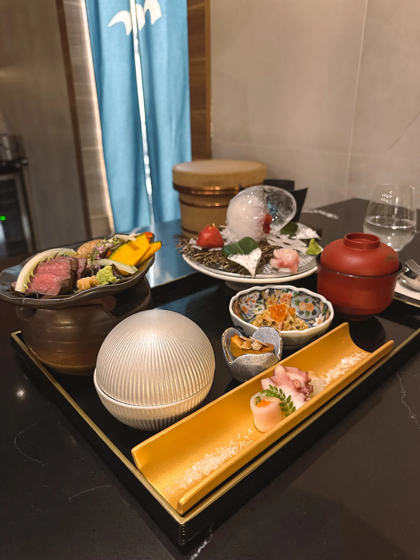 Japanese Gozen-style meal set at Jumi Gozen Bar in North York