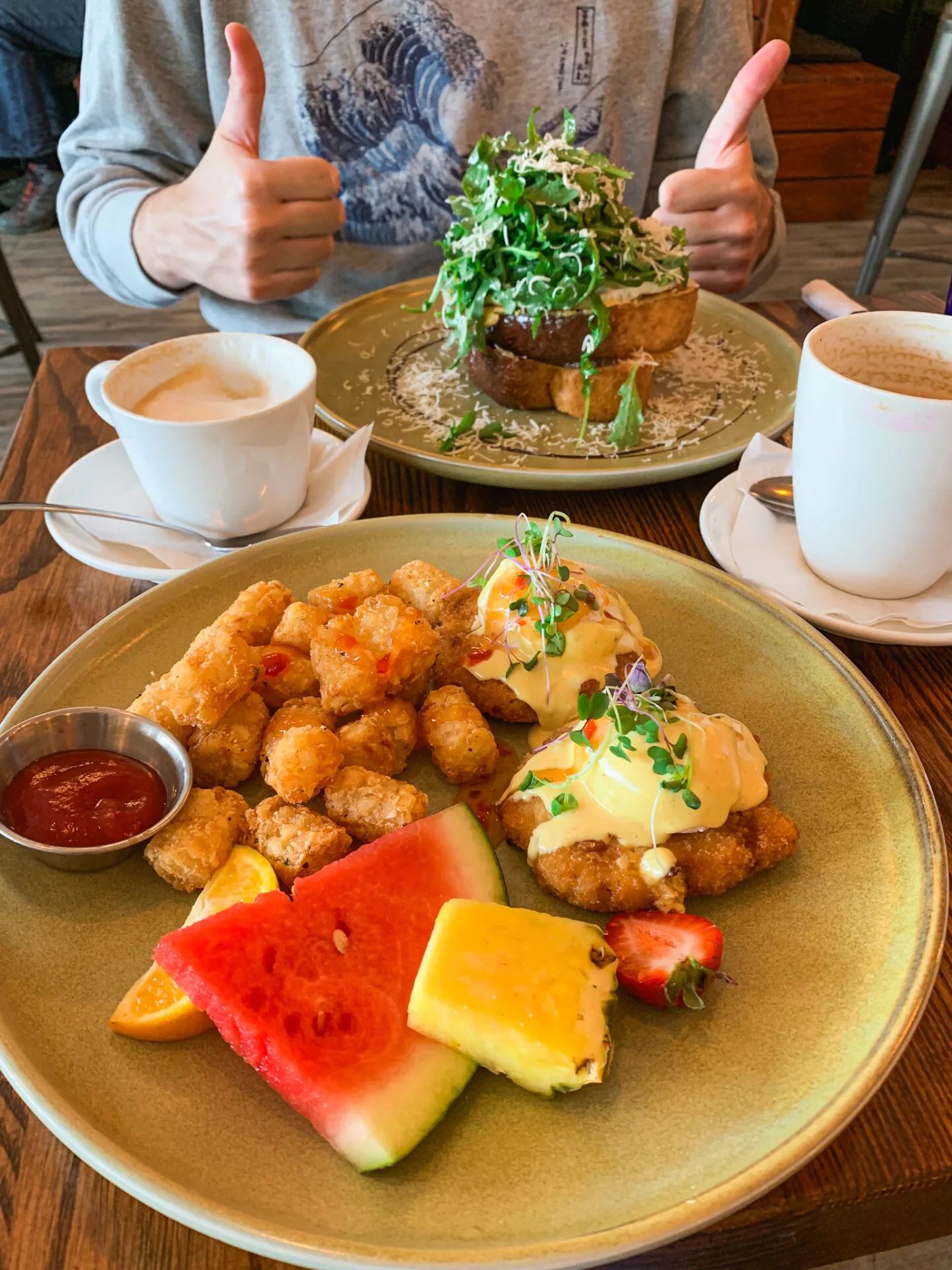 Brunch at Namo Cafe in Calgary, Alberta