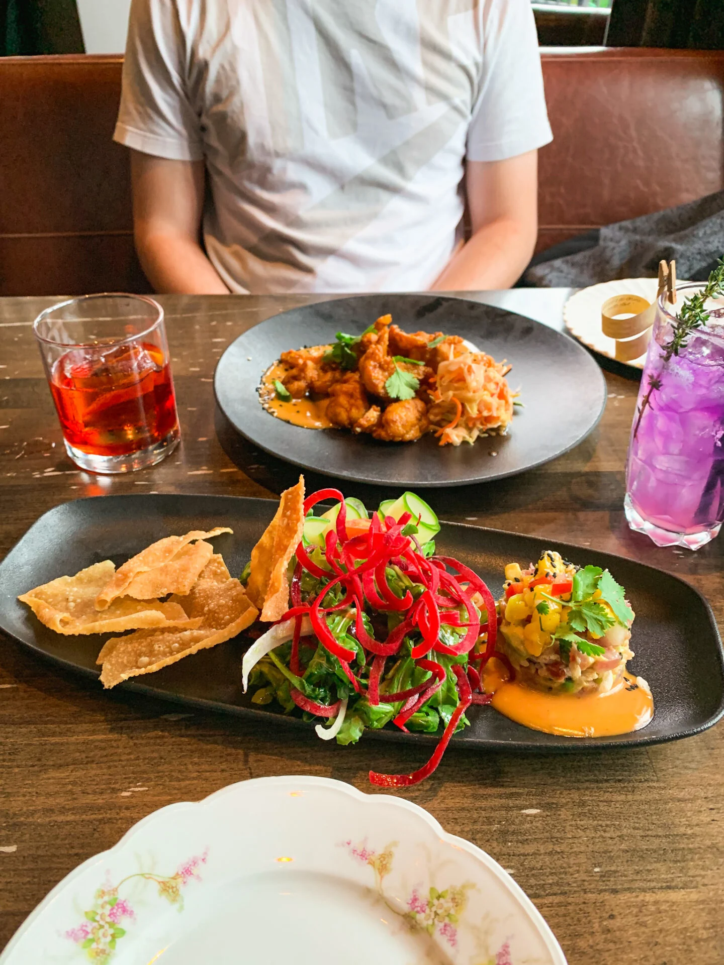 Small share plates at The Raven Room cocktail bar and restaurant in Whistler, British Columbia