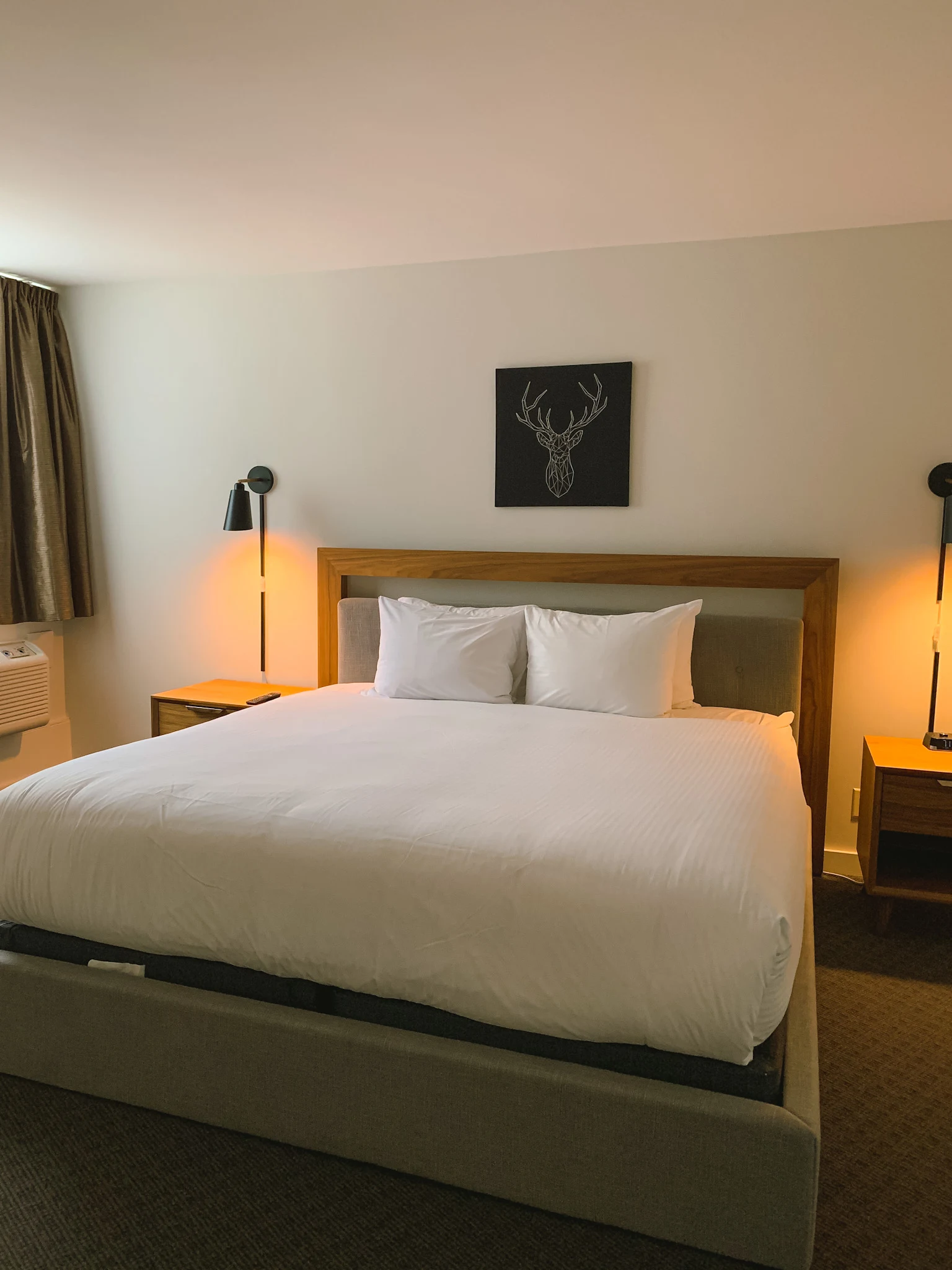 Bedroom at The Adara Hotel in Whistler, British Columbia