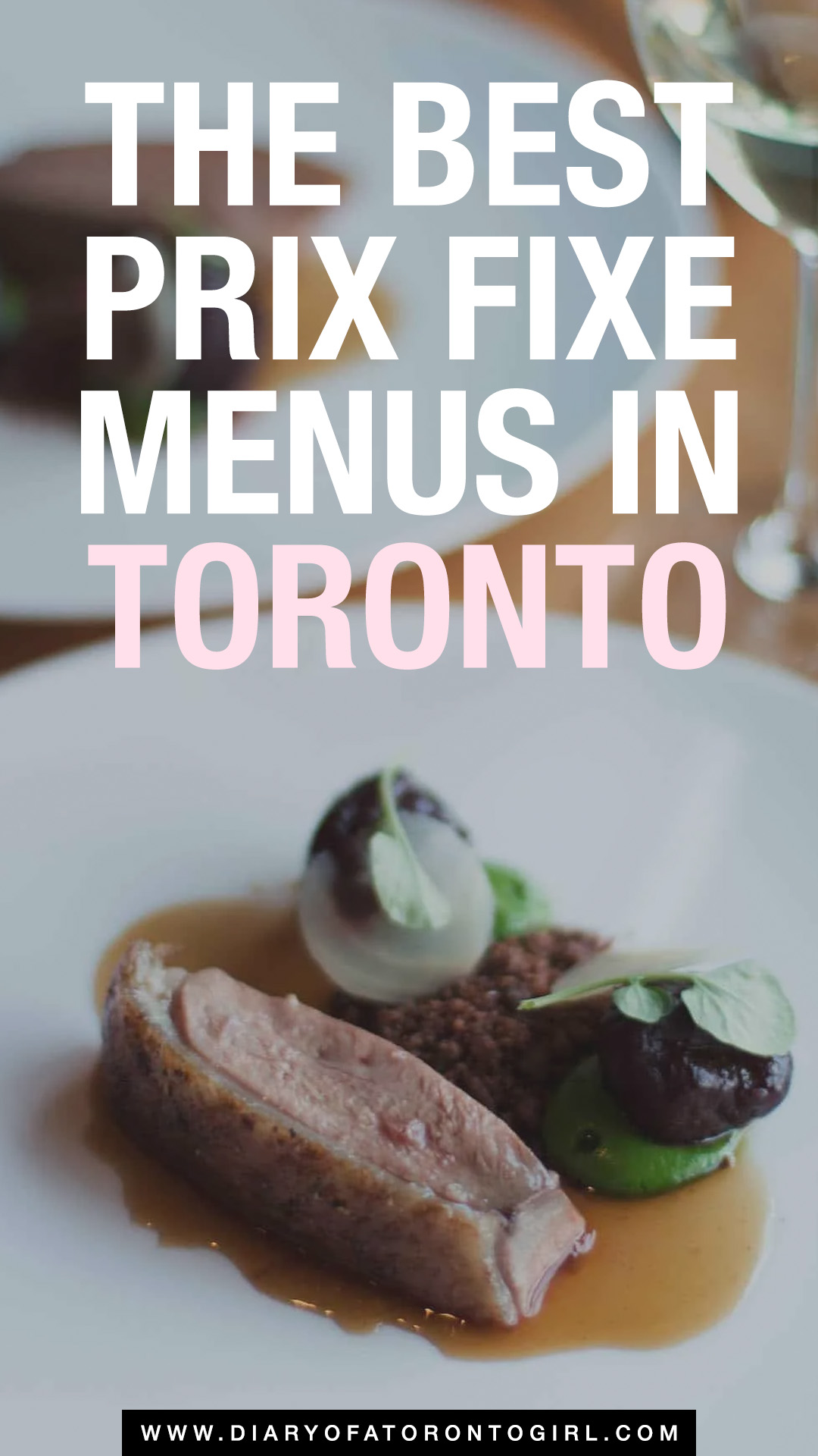 Best prix fixe menus in Toronto