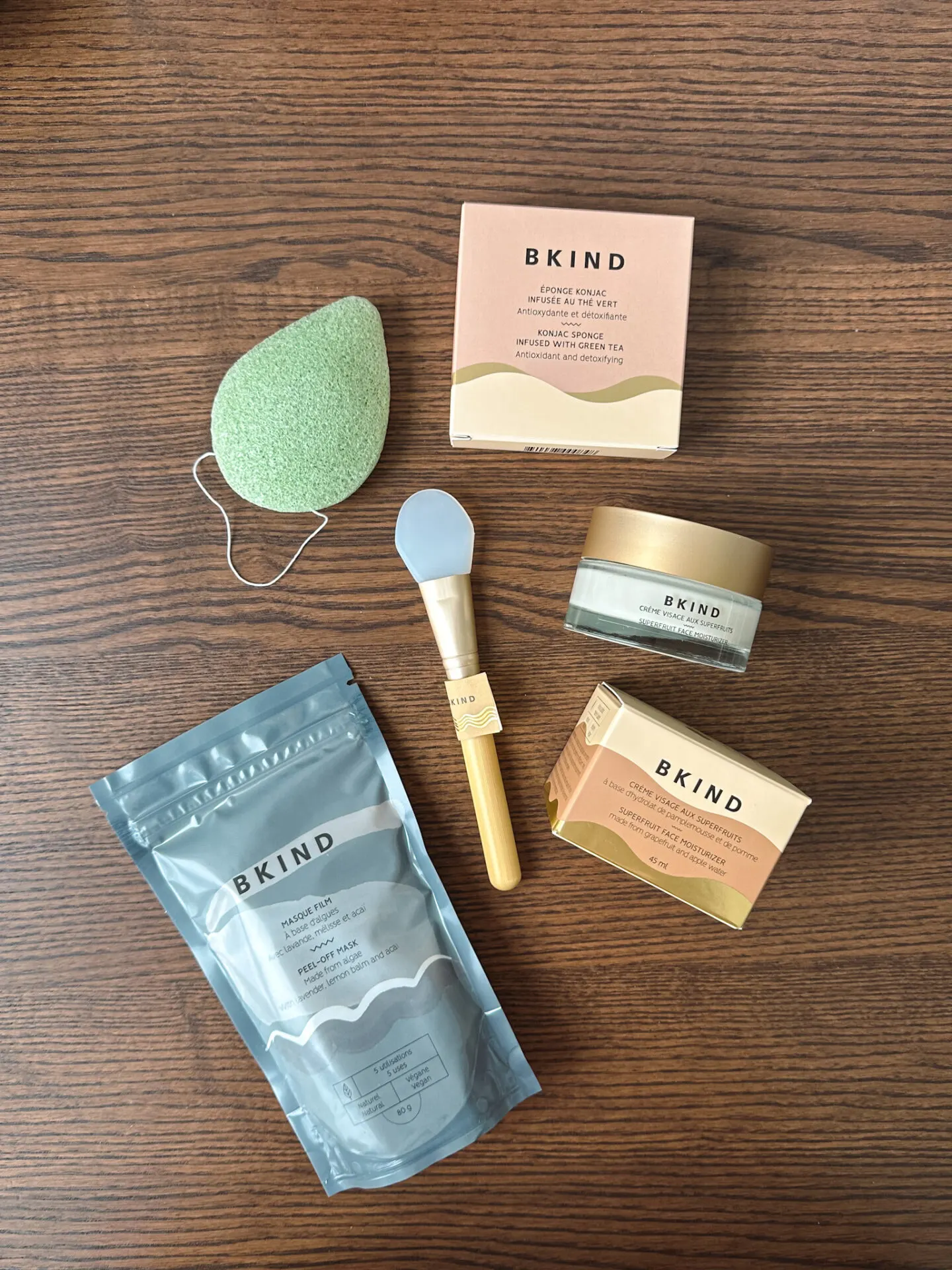 Skincare and beauty products from BKIND in Montreal