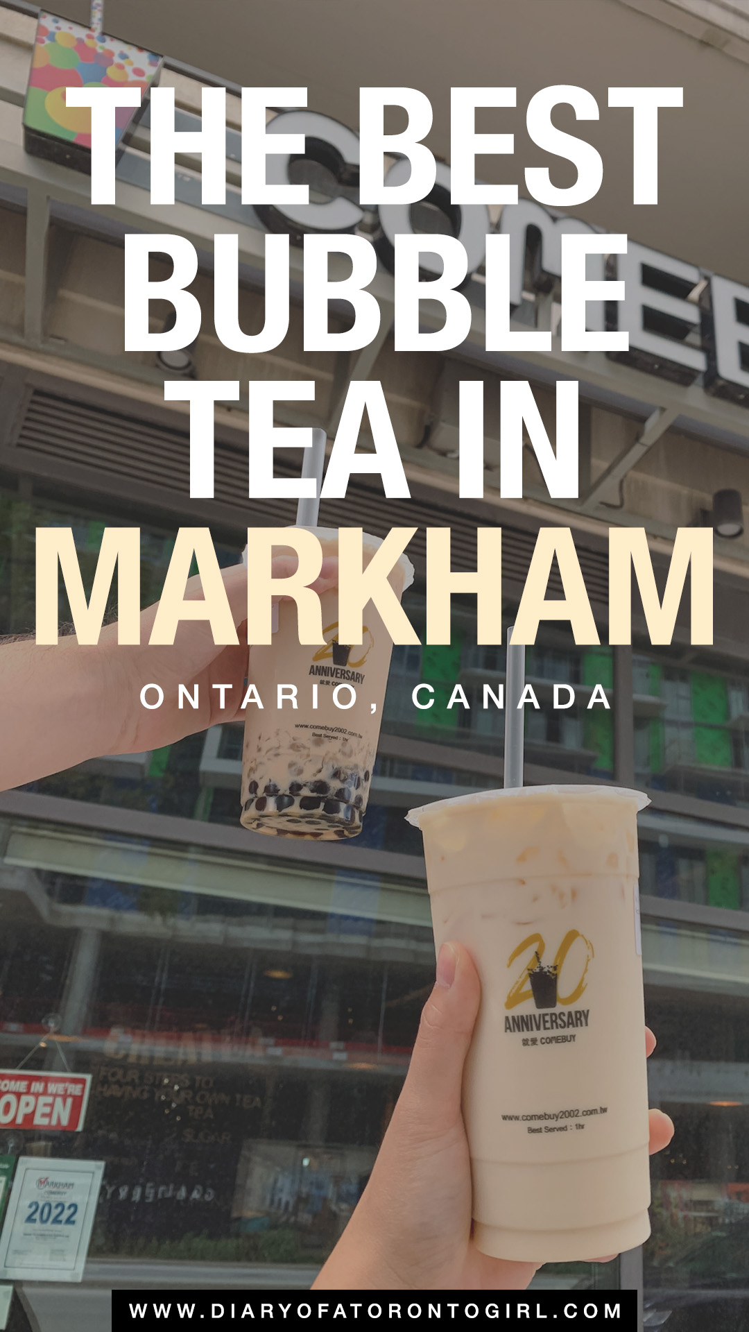 Best bubble tea spots in Markham, Ontario