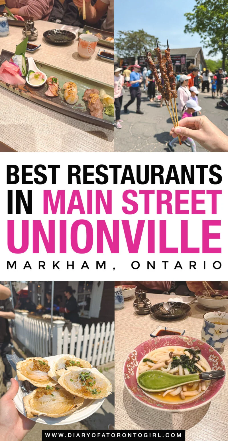 Best restaurants in Main Street Unionville, Markham