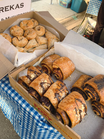 Pastries from Markham Farmers' Market in Markham, Ontario