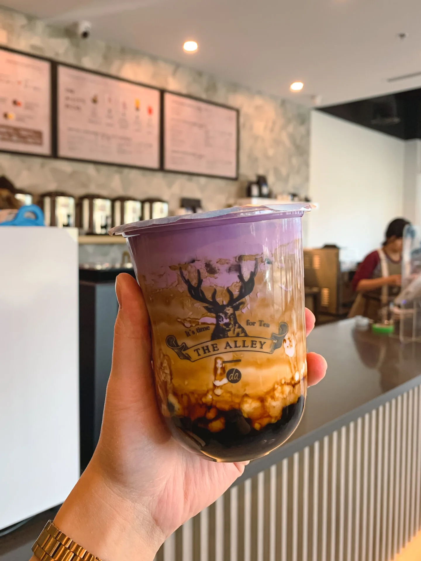 Bubble tea from The Alley Hub in Richmond Hill, Ontario