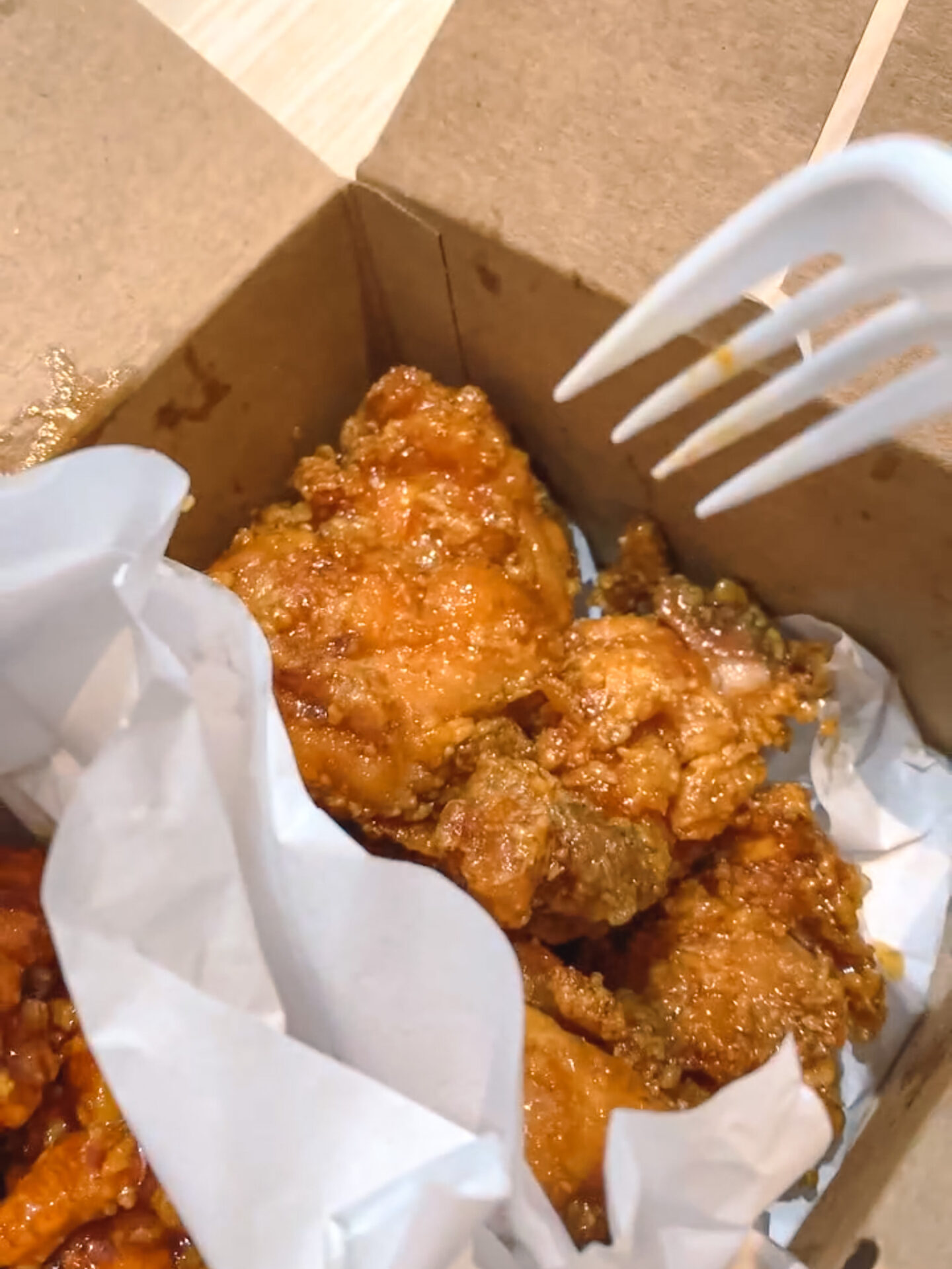Soy garlic fried chicken from Chicko Chicken in Vancouver, British Columbia