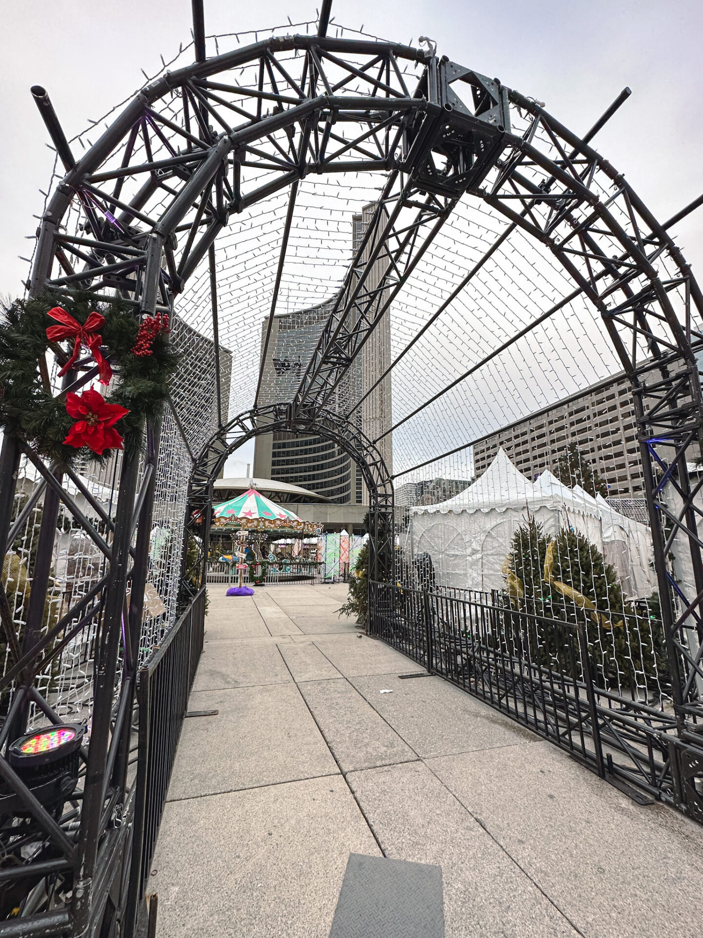 Holiday Fair in the Square at Nathan Phillips Square in Toronto