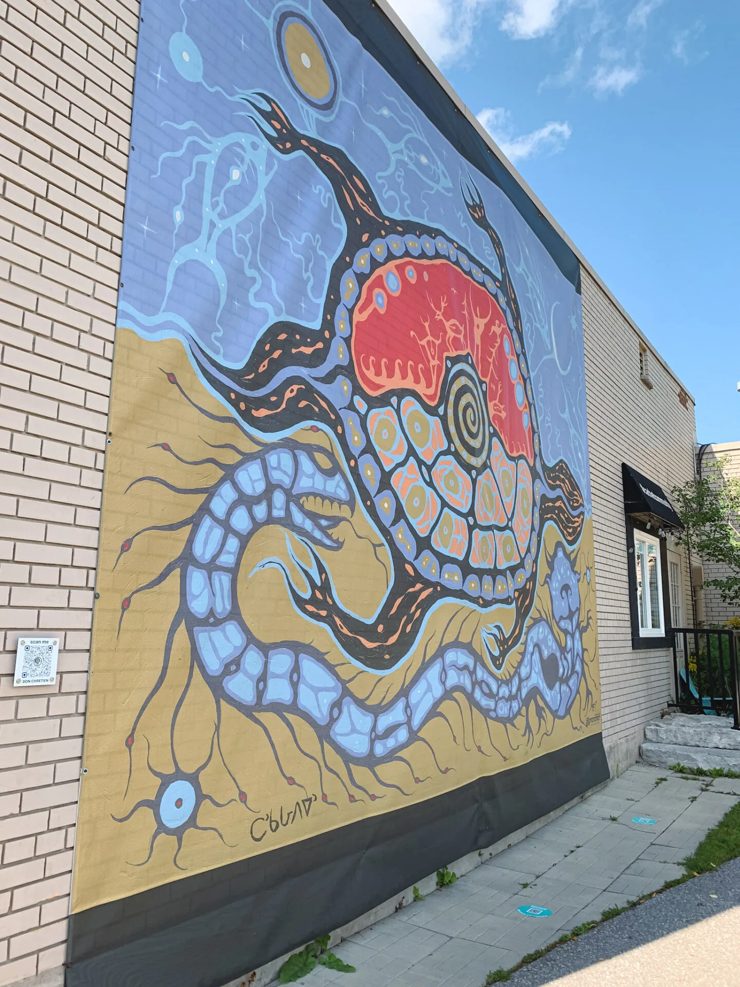 Mural by Donald Chretien in Newmarket, Ontario