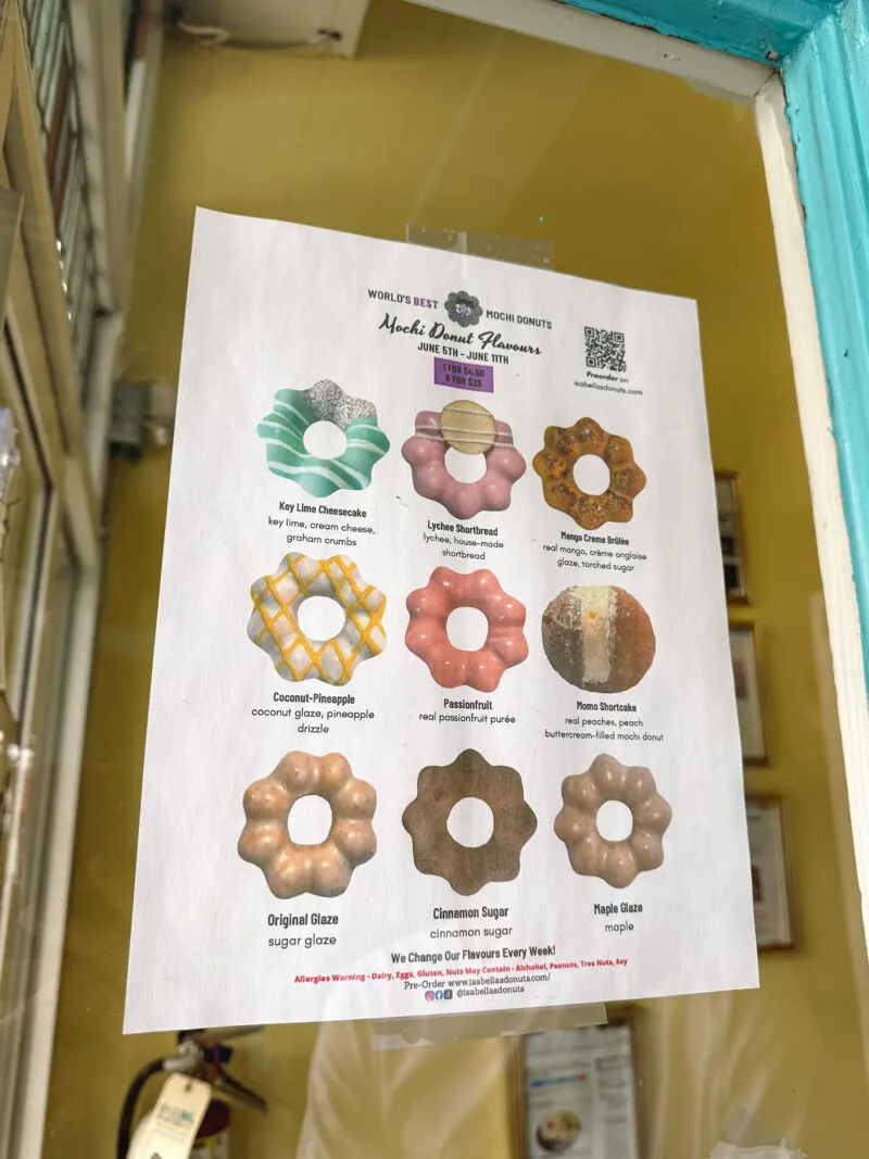Isabella's Mochi Donut Boutique in Toronto Beaches