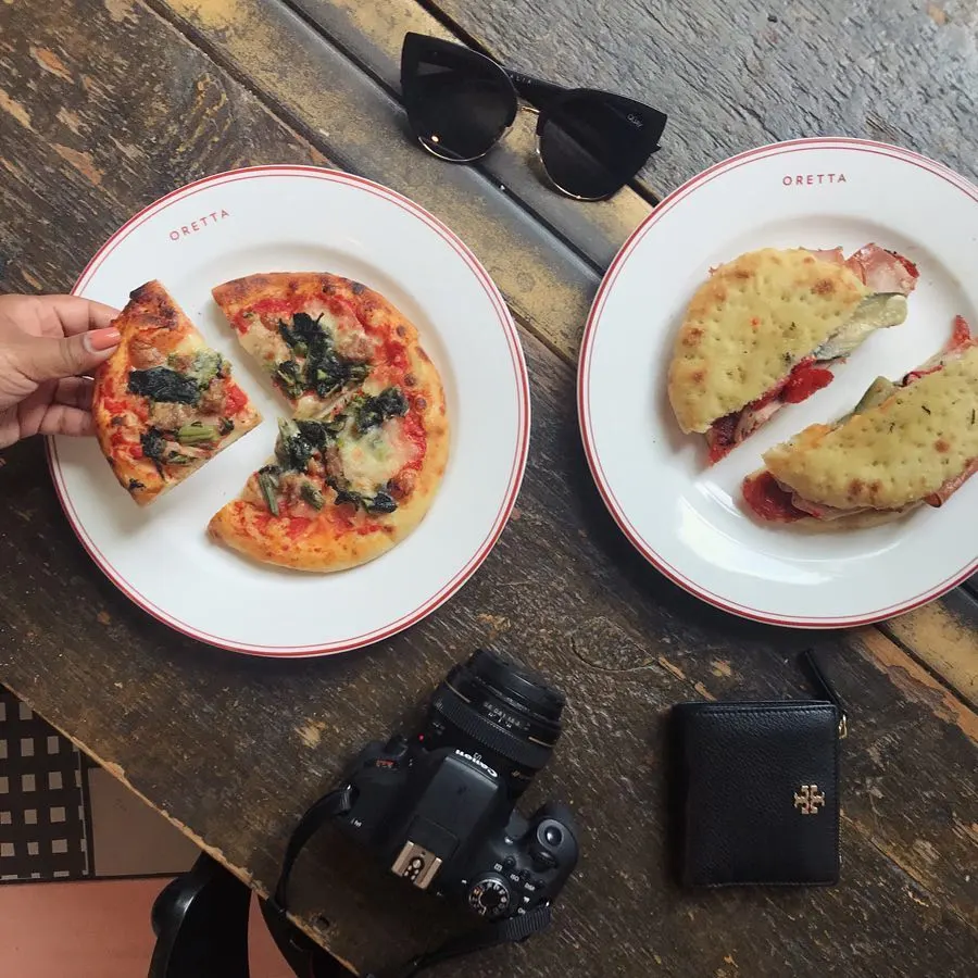 Pizza from Oretta Caffè in Toronto